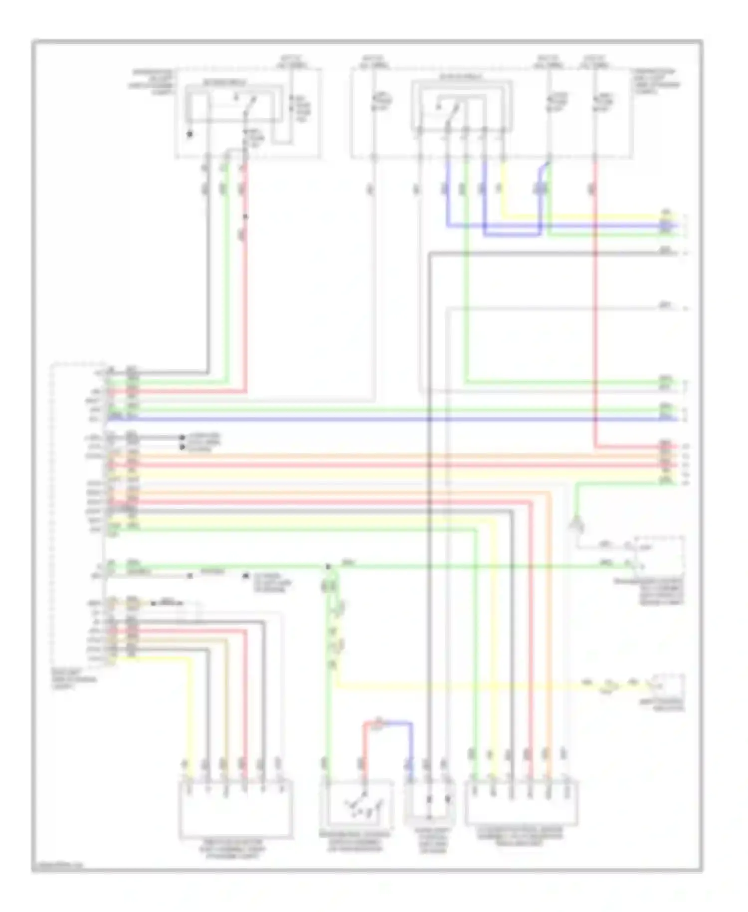 Highlander Toyota III (2013-2016): Dynamic laser cruise control circuit, except hybrid (1 of 3)