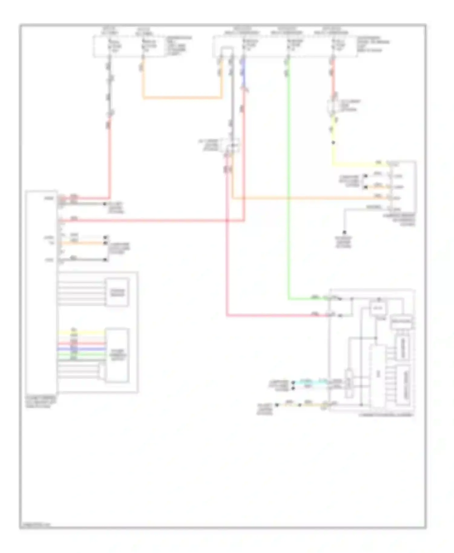 Highlander Toyota III (2013-2016): Electronic power steering circuit