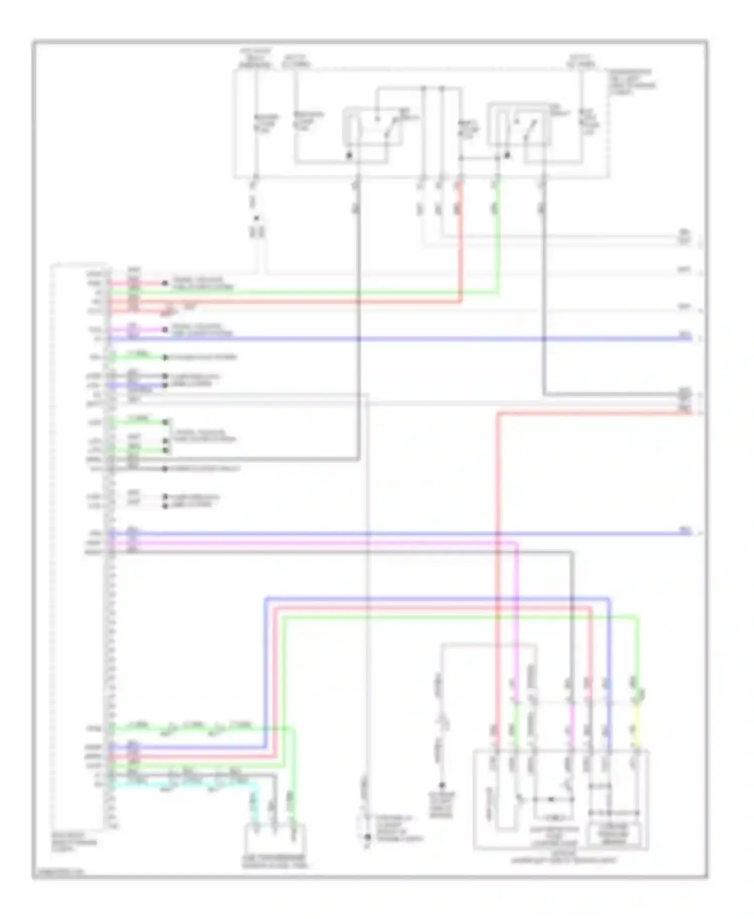 Highlander Toyota III (2013-2016): Wiring diagram engine performance 3.5l hybrid, engine controls circuit (1 of 7)