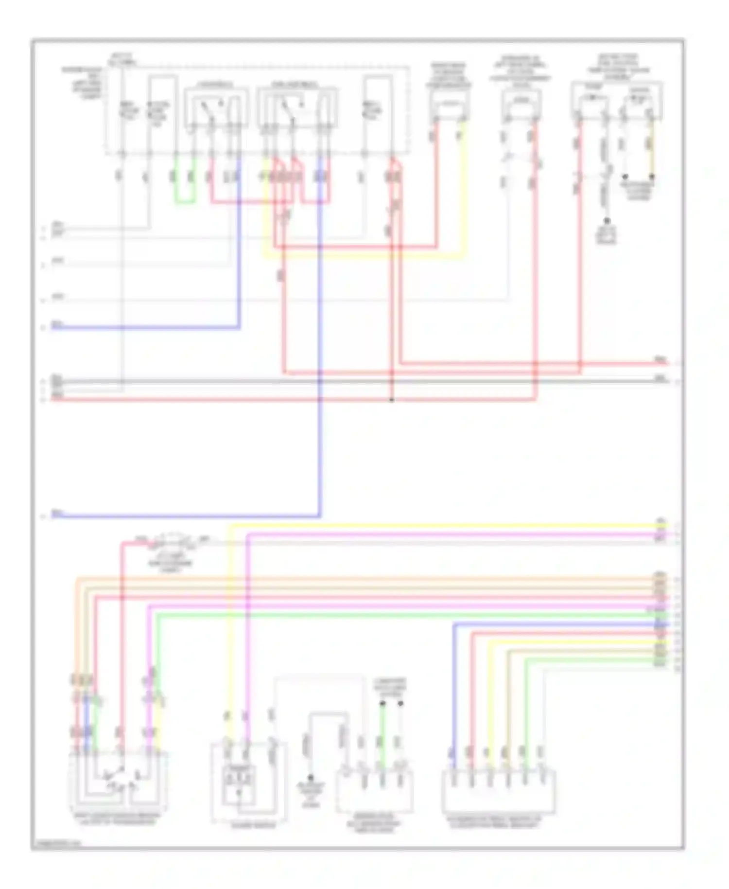 Highlander Toyota III (2013-2016): Wiring diagram engine performance 3.5l hybrid, engine controls circuit (2 of 7)