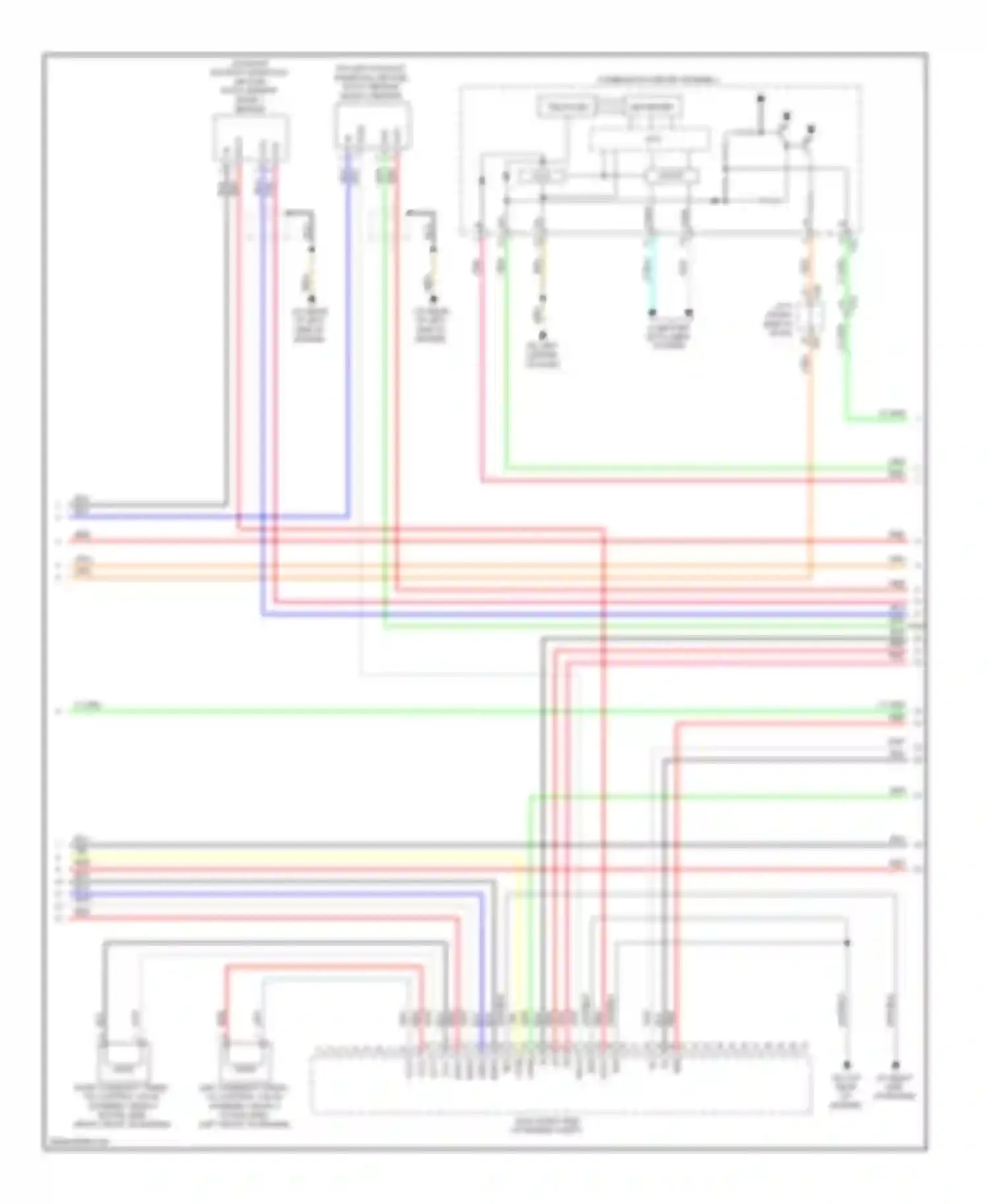 Highlander Toyota III (2013-2016): Wiring diagram engine performance 3.5l hybrid, engine controls circuit (4 of 7)