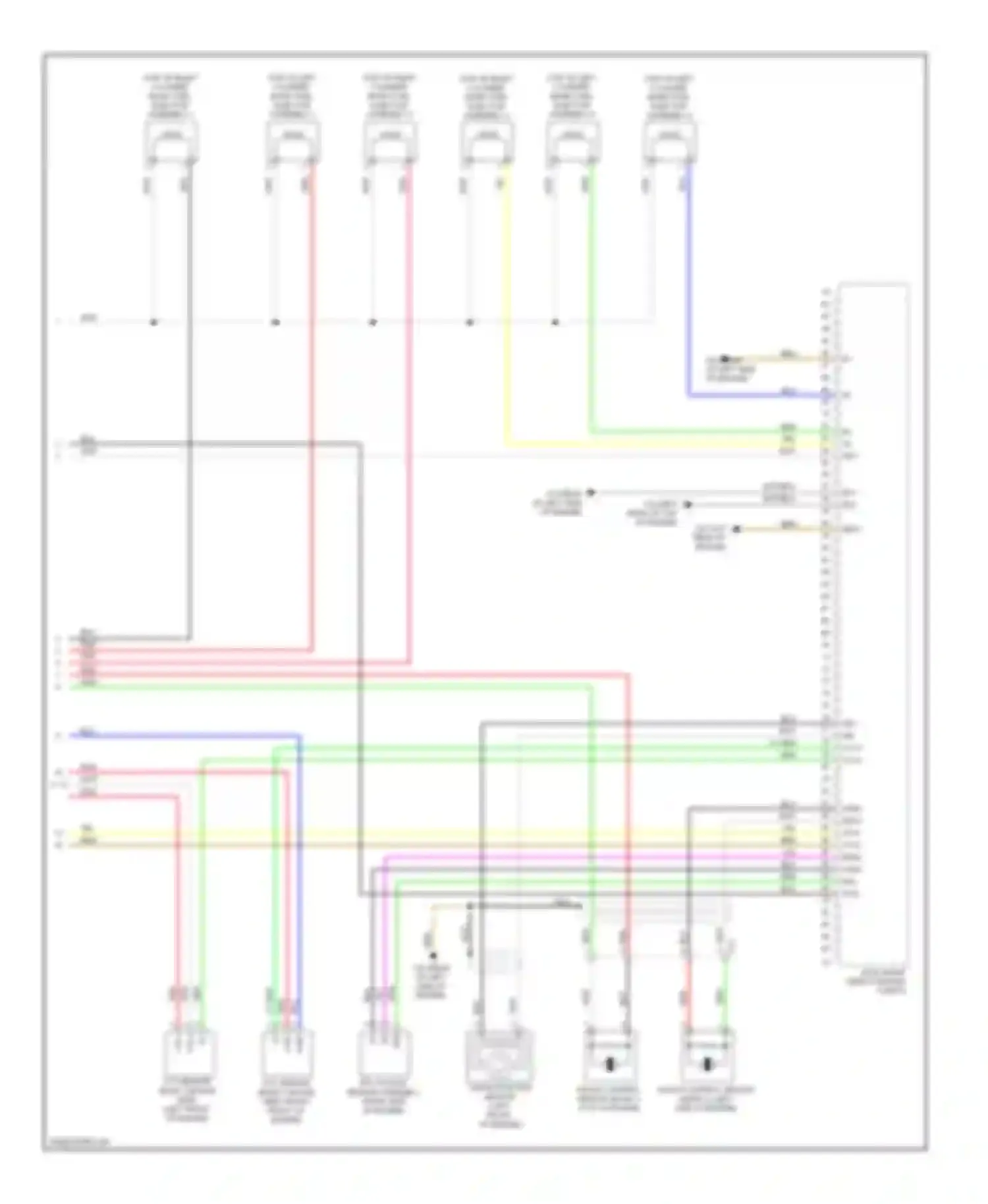 Highlander Toyota III (2013-2016): Wiring diagram engine performance 3.5l hybrid, engine controls circuit (7 of 7)