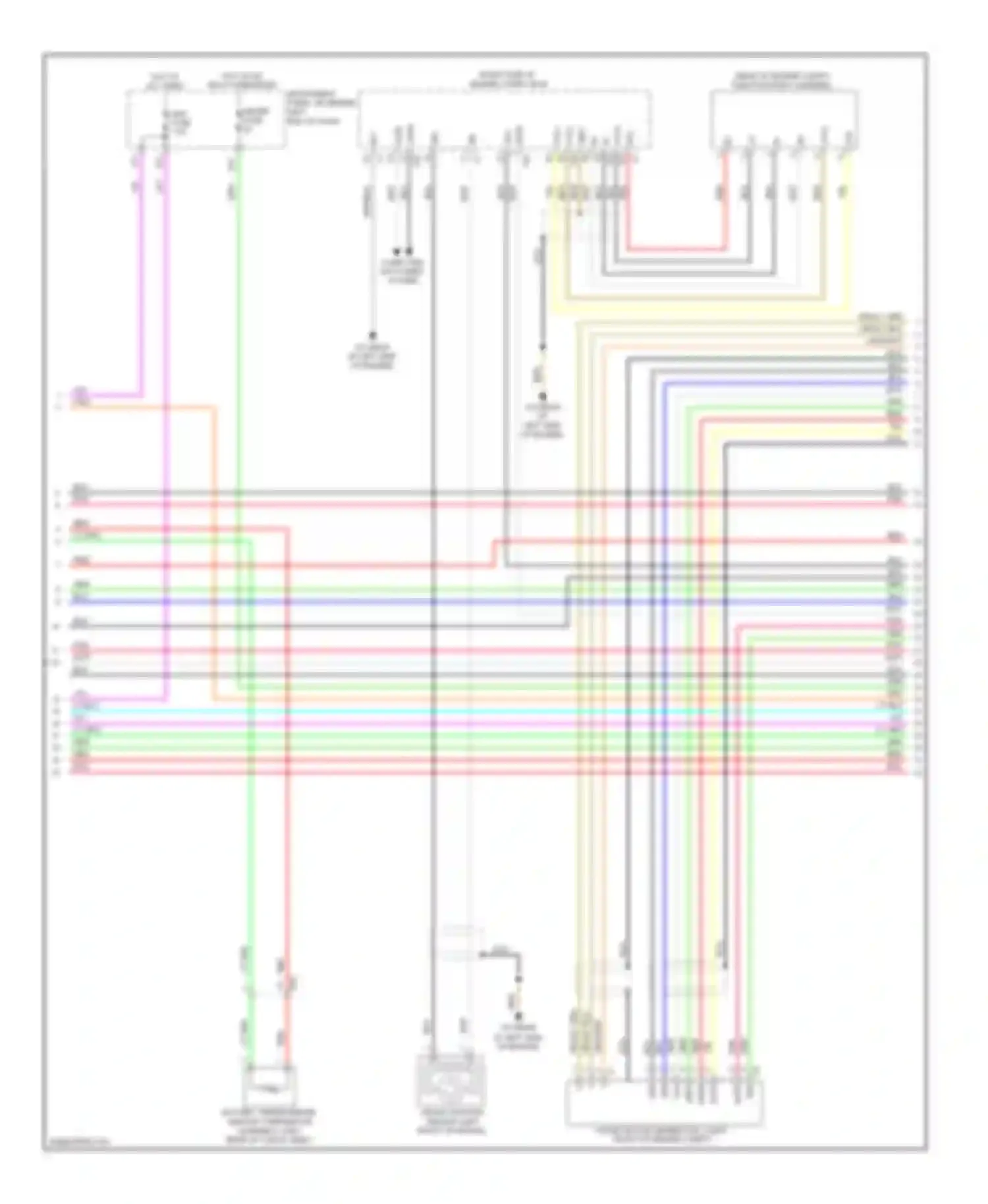 Highlander Toyota III (2013-2016): Wiring diagram engine performance 3.5l hybrid, hybrid system circuit (2 of 8)