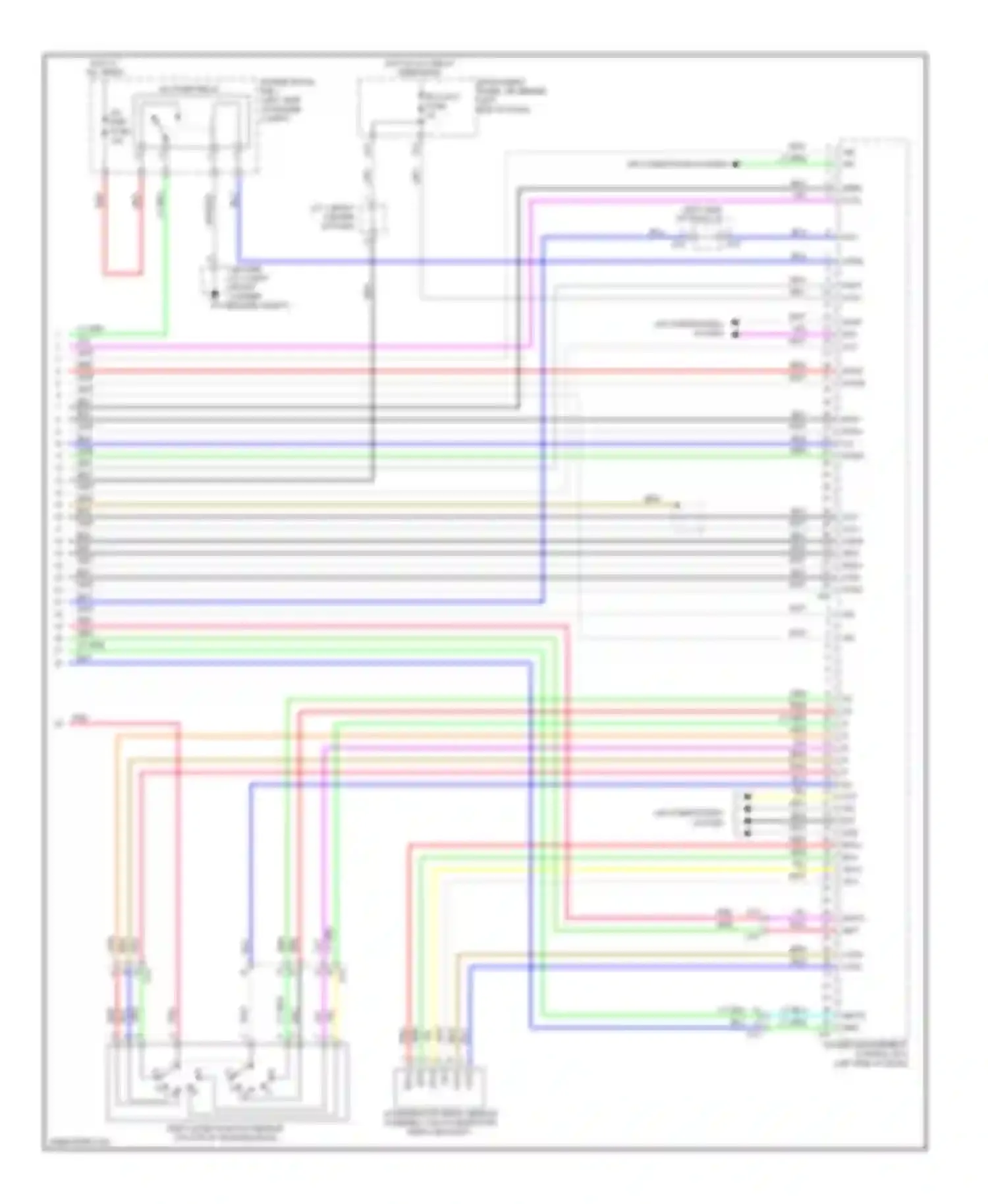 Highlander Toyota III (2013-2016): Wiring diagram engine performance 3.5l hybrid, hybrid system circuit (8 of 8)