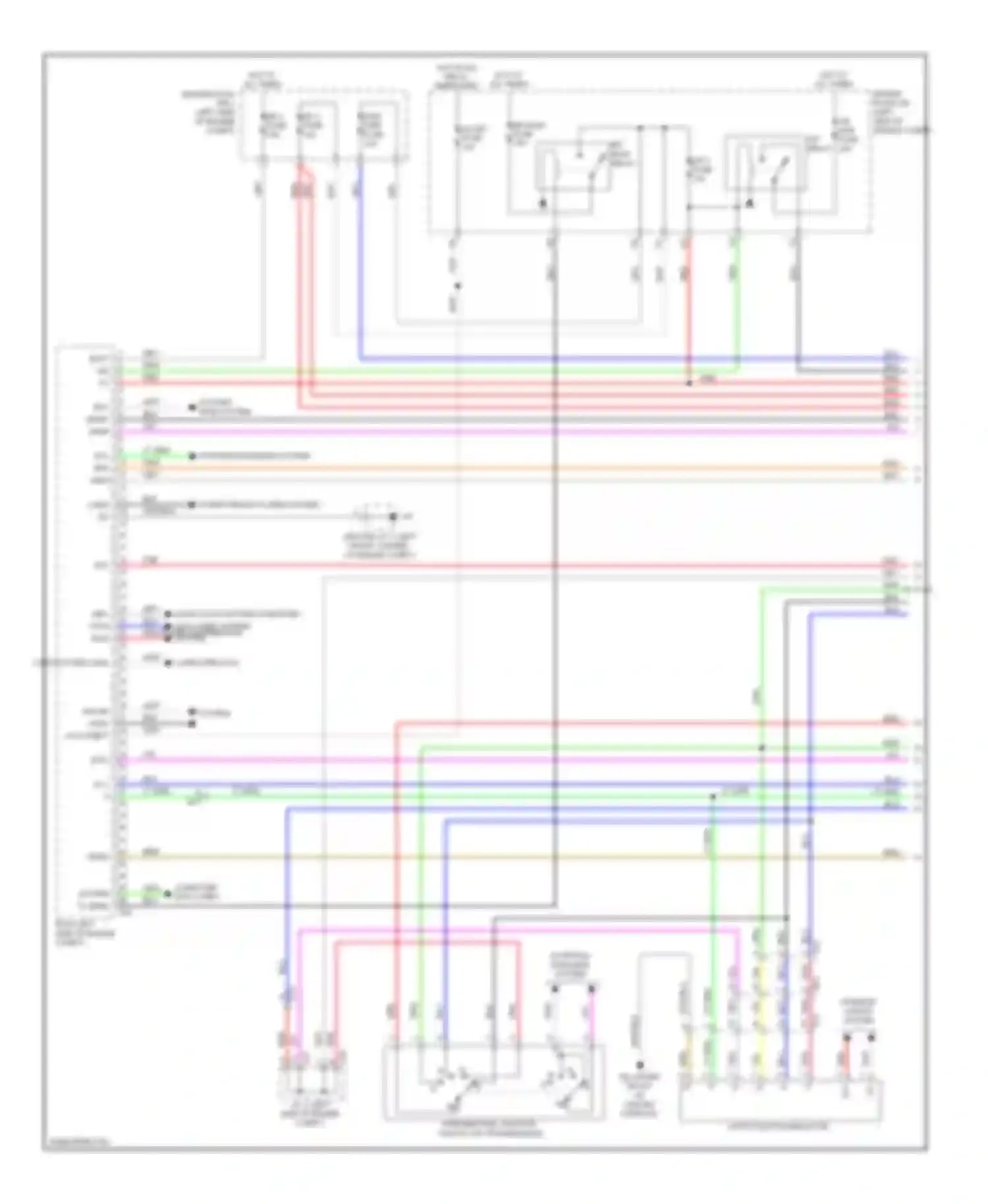 Highlander Toyota III (2013-2016): Wiring diagram engine performance 3.5l (1 of 7)
