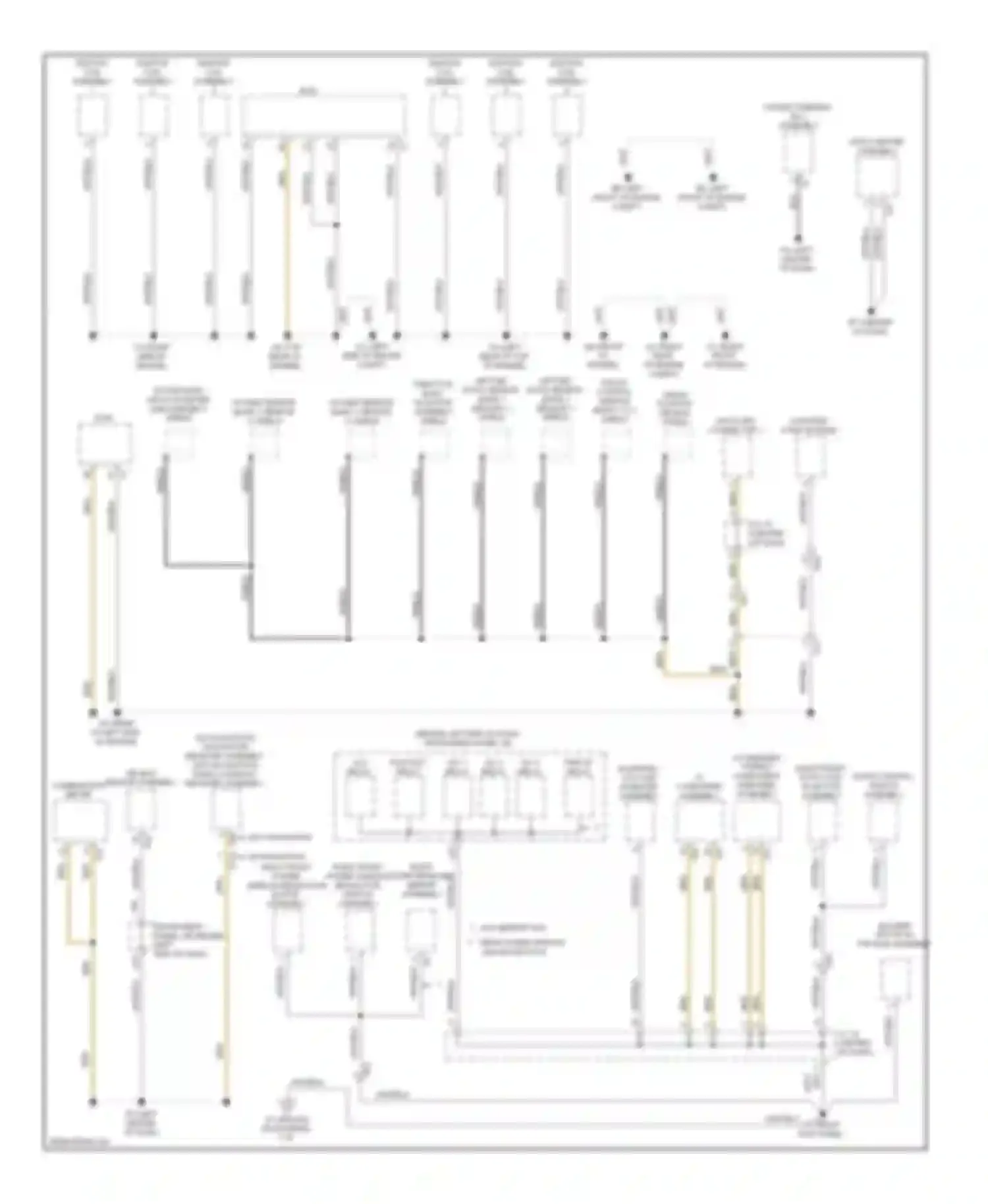 Highlander Toyota III (2013-2016): Ground distribution circuit, hybrid (2 of 6)
