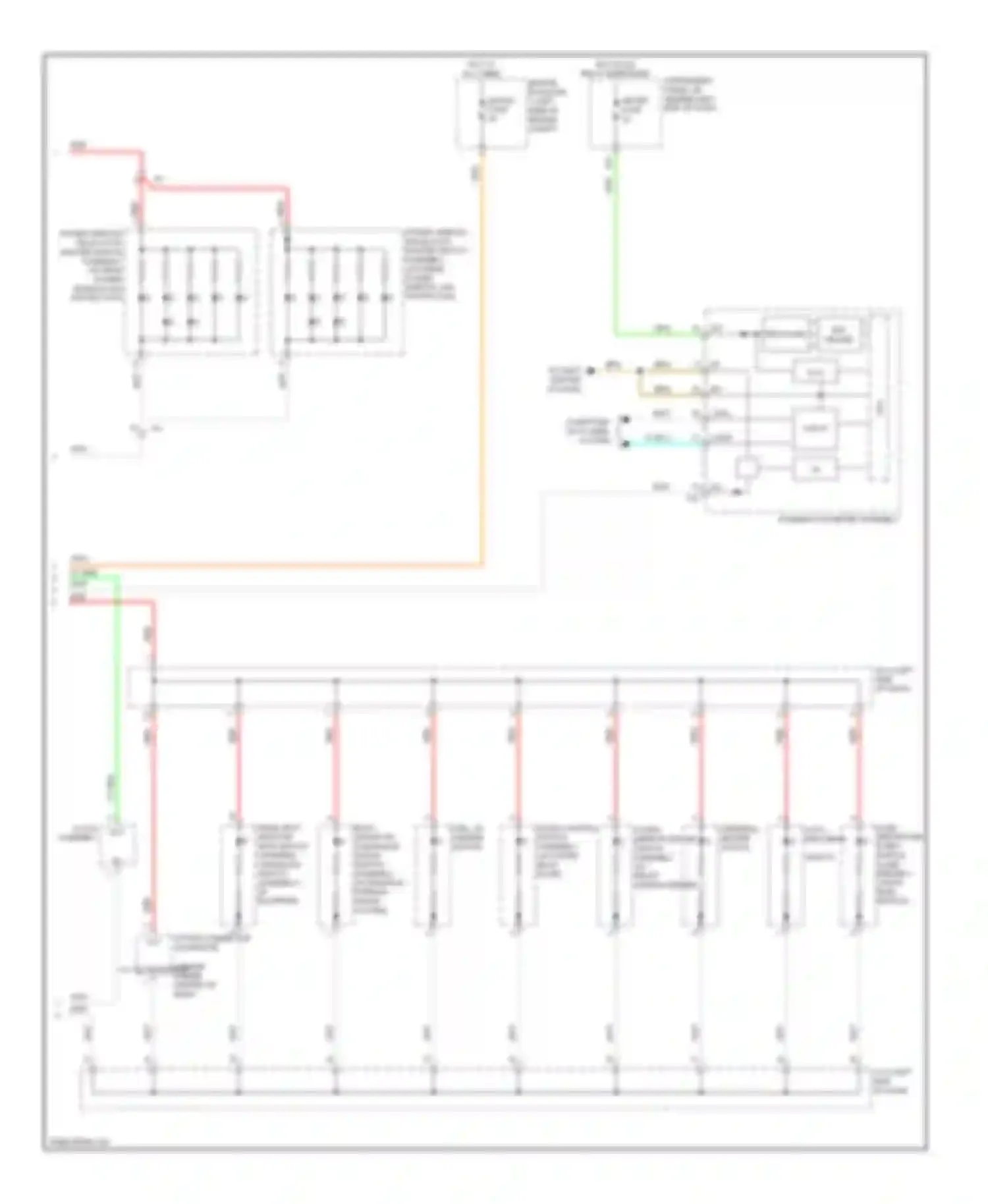 Highlander Toyota III (2013-2016): Instrument illumination circuit (3 of 3)