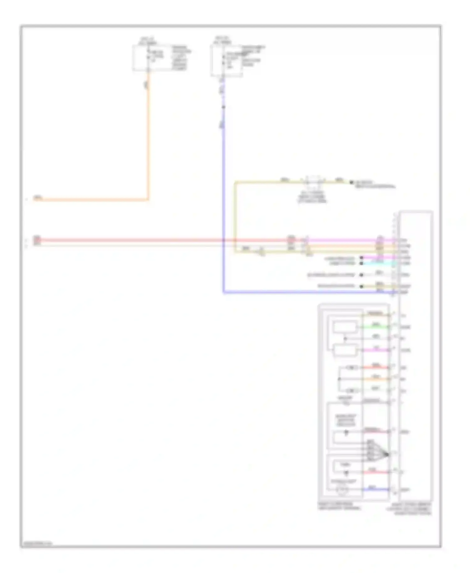 Highlander Toyota III (2013-2016): Memory mirrors circuit (2 of 2)