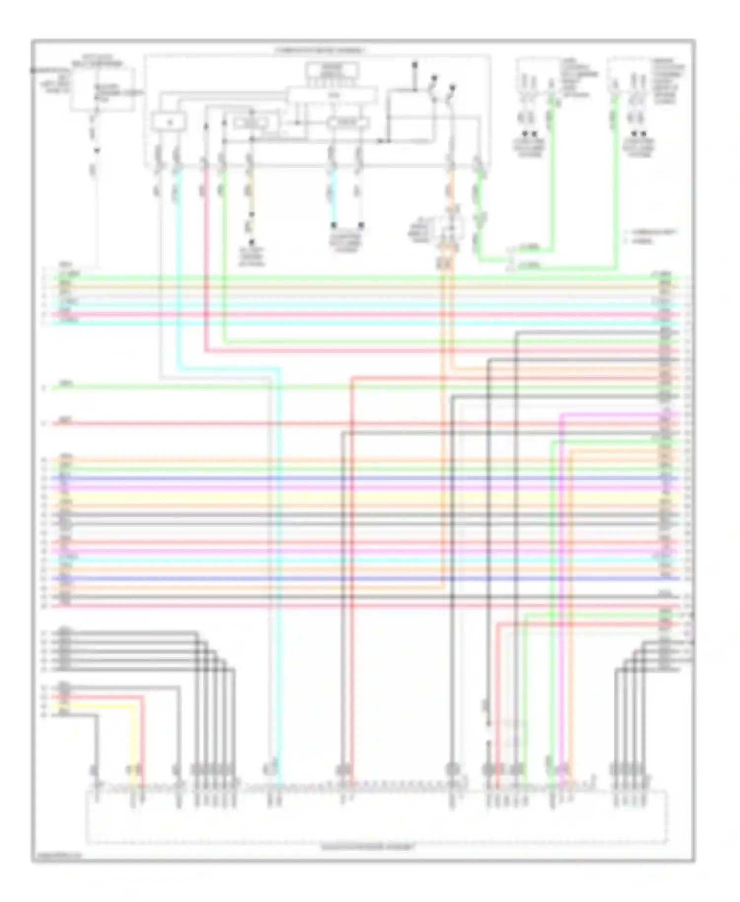 Highlander Toyota III (2013-2016): Navigation circuit, 12 speakers (3 of 7)