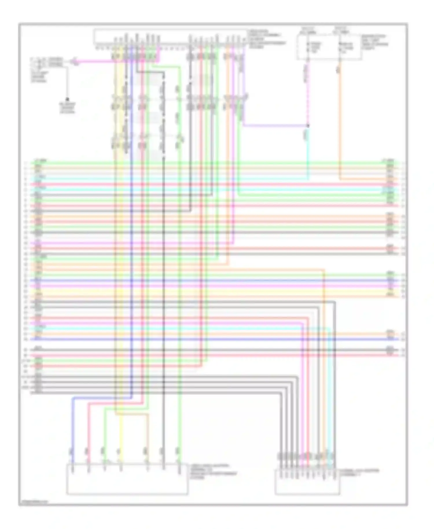 Highlander Toyota III (2013-2016): Navigation circuit, 12 speakers (4 of 7)