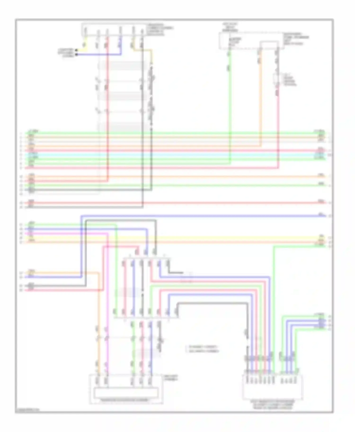 Highlander Toyota III (2013-2016): Navigation circuit, 12 speakers (5 of 7)