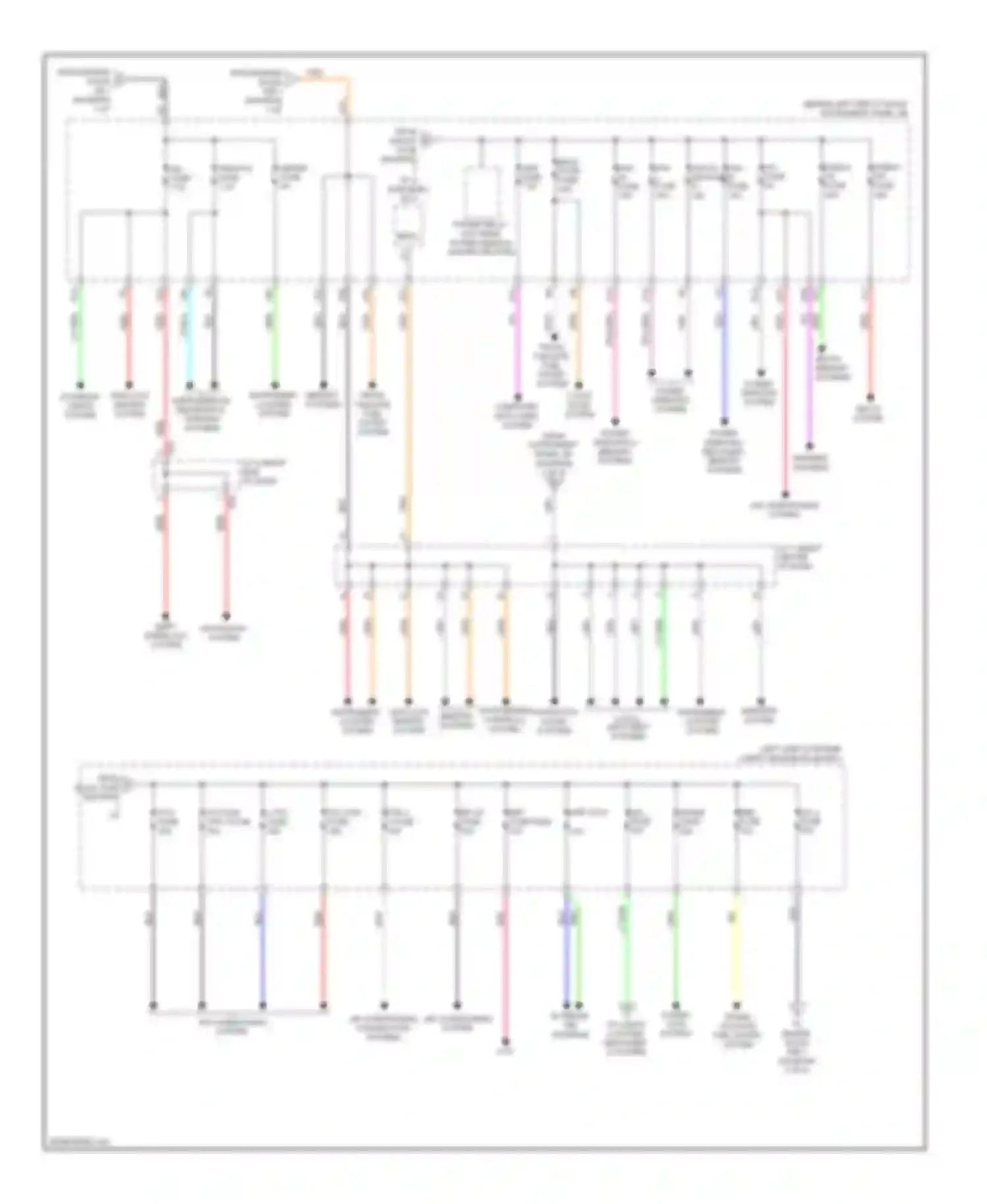 Highlander Toyota III (2013-2016): Power distribution circuit, hybrid (4 of 4)