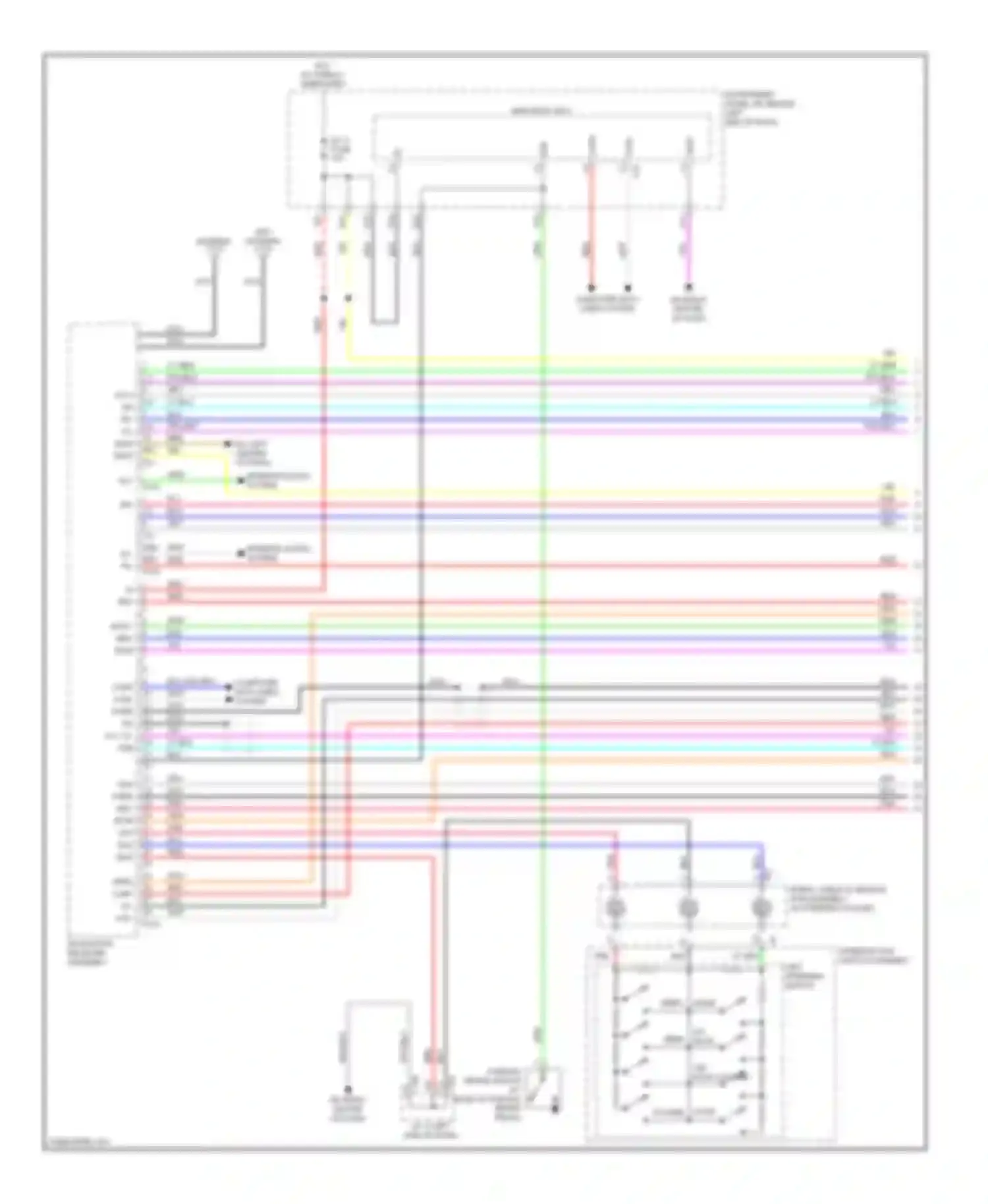 Highlander Toyota III (2013-2016): 6-speaker system circuit, with navigation (1 of 6)