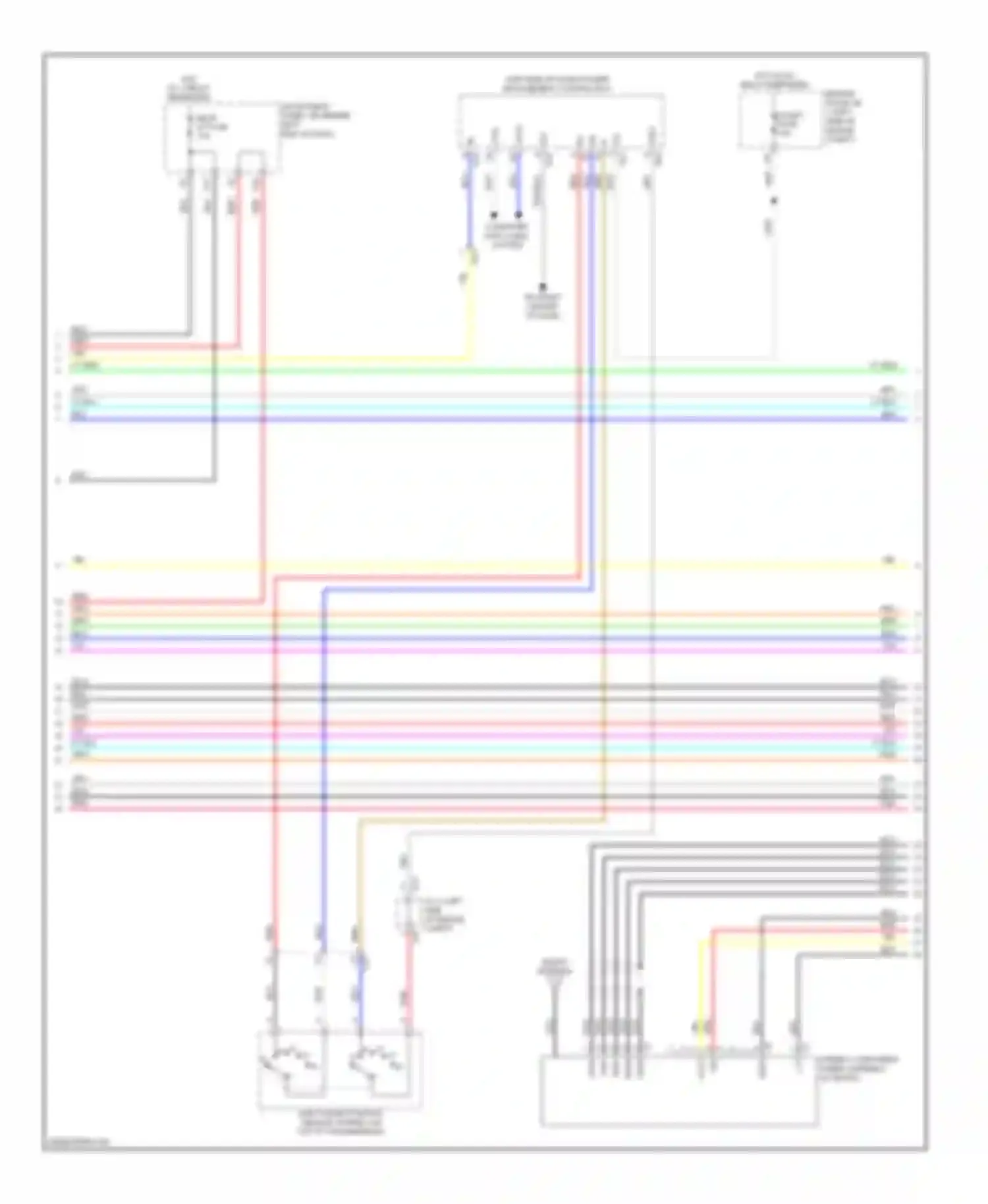 Highlander Toyota III (2013-2016): 6-speaker system circuit, with navigation (3 of 6)