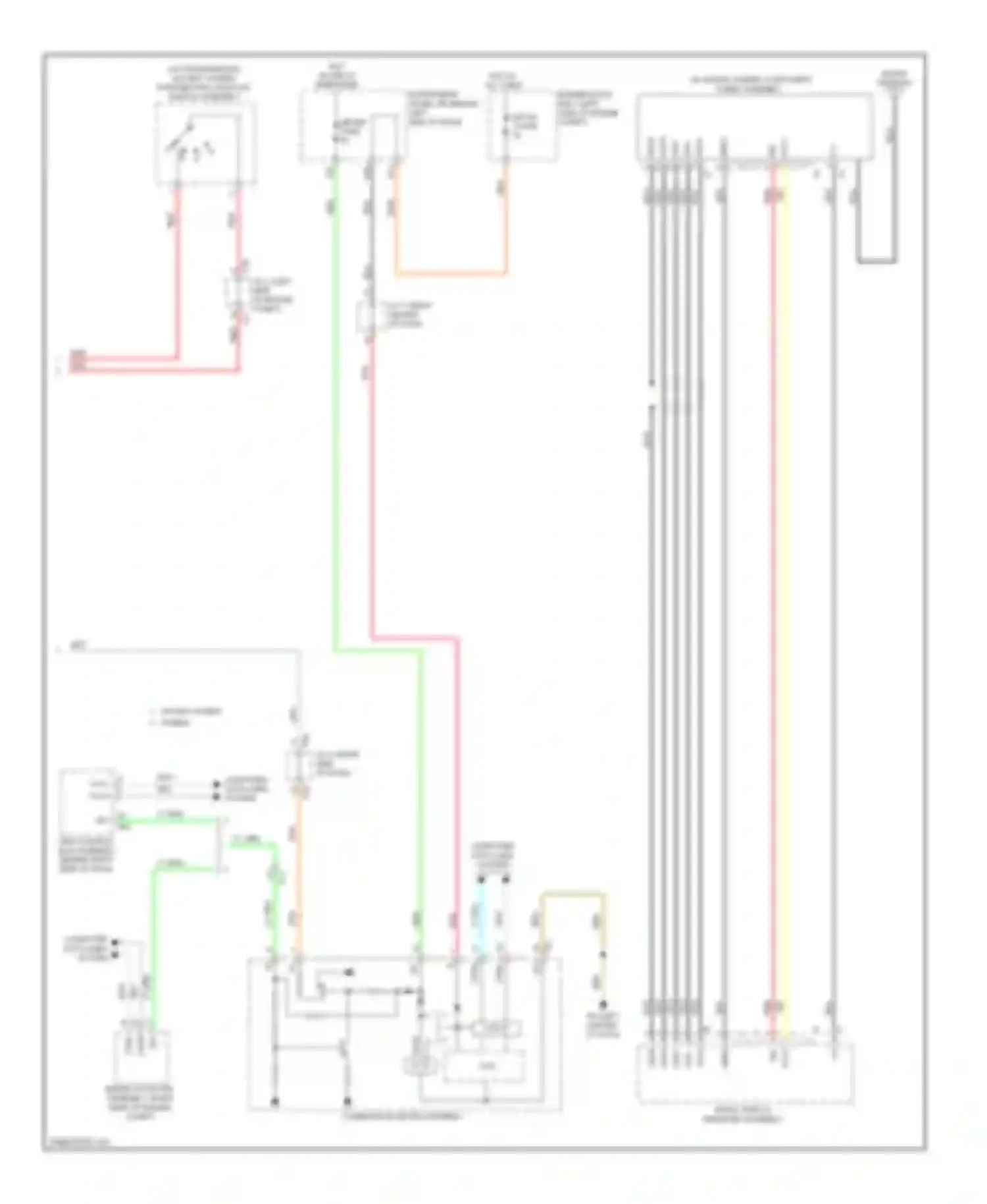 Highlander Toyota III (2013-2016): 6-speaker system circuit, without navigation (4 of 4)