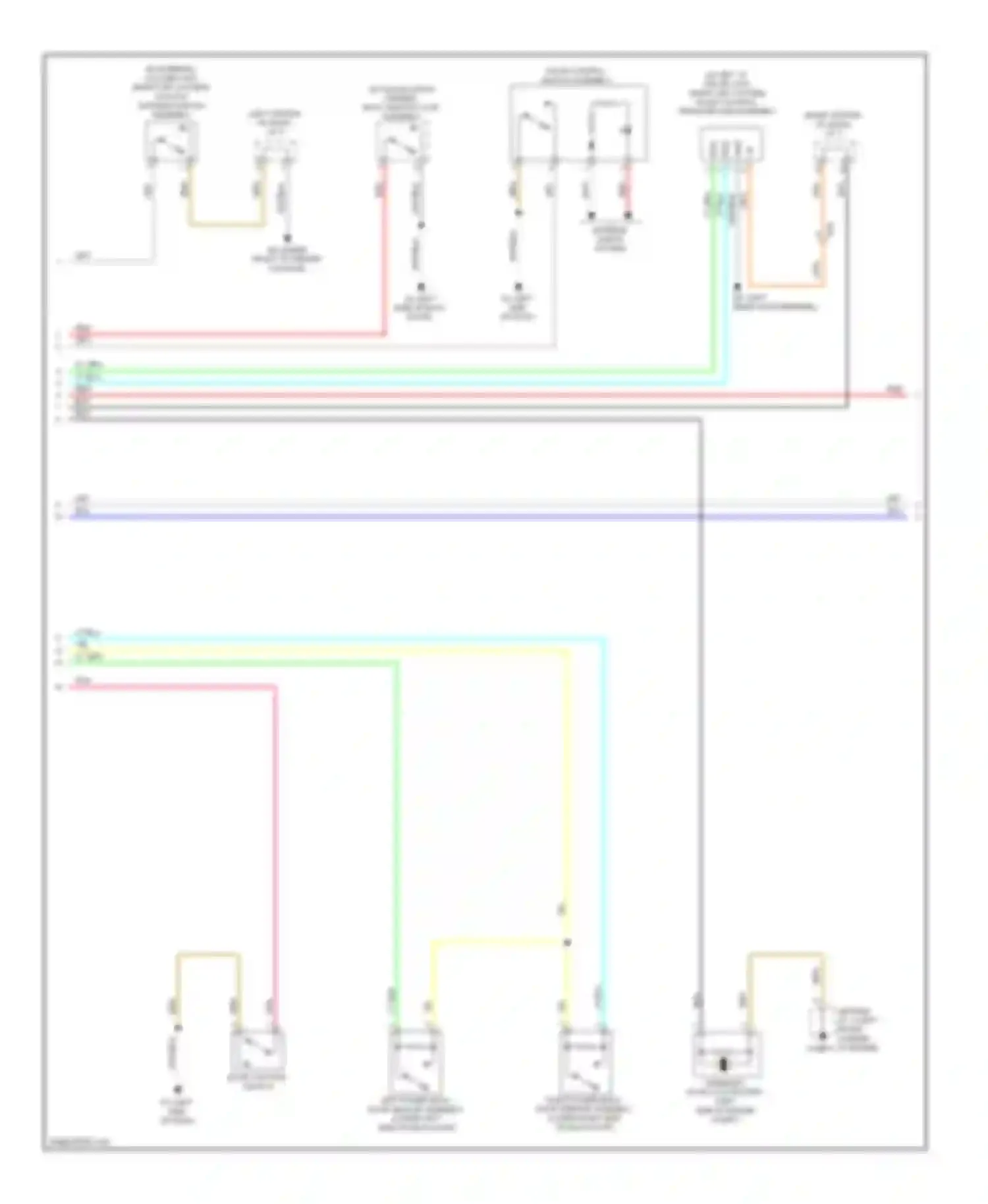 Highlander Toyota III (2013-2016): Back door opener circuit, with power back door (2 of 3)