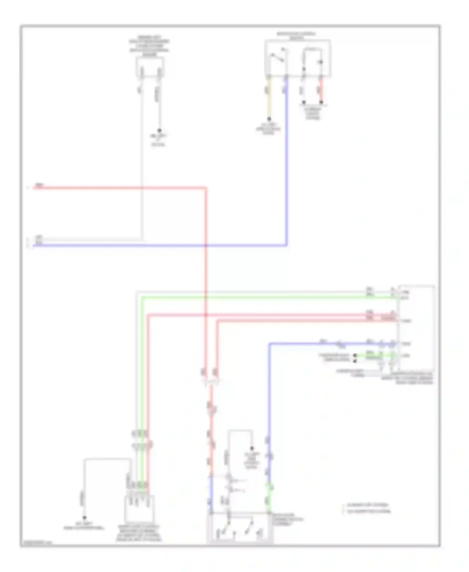 Highlander Toyota III (2013-2016): Back door opener circuit, with power back door (3 of 3)