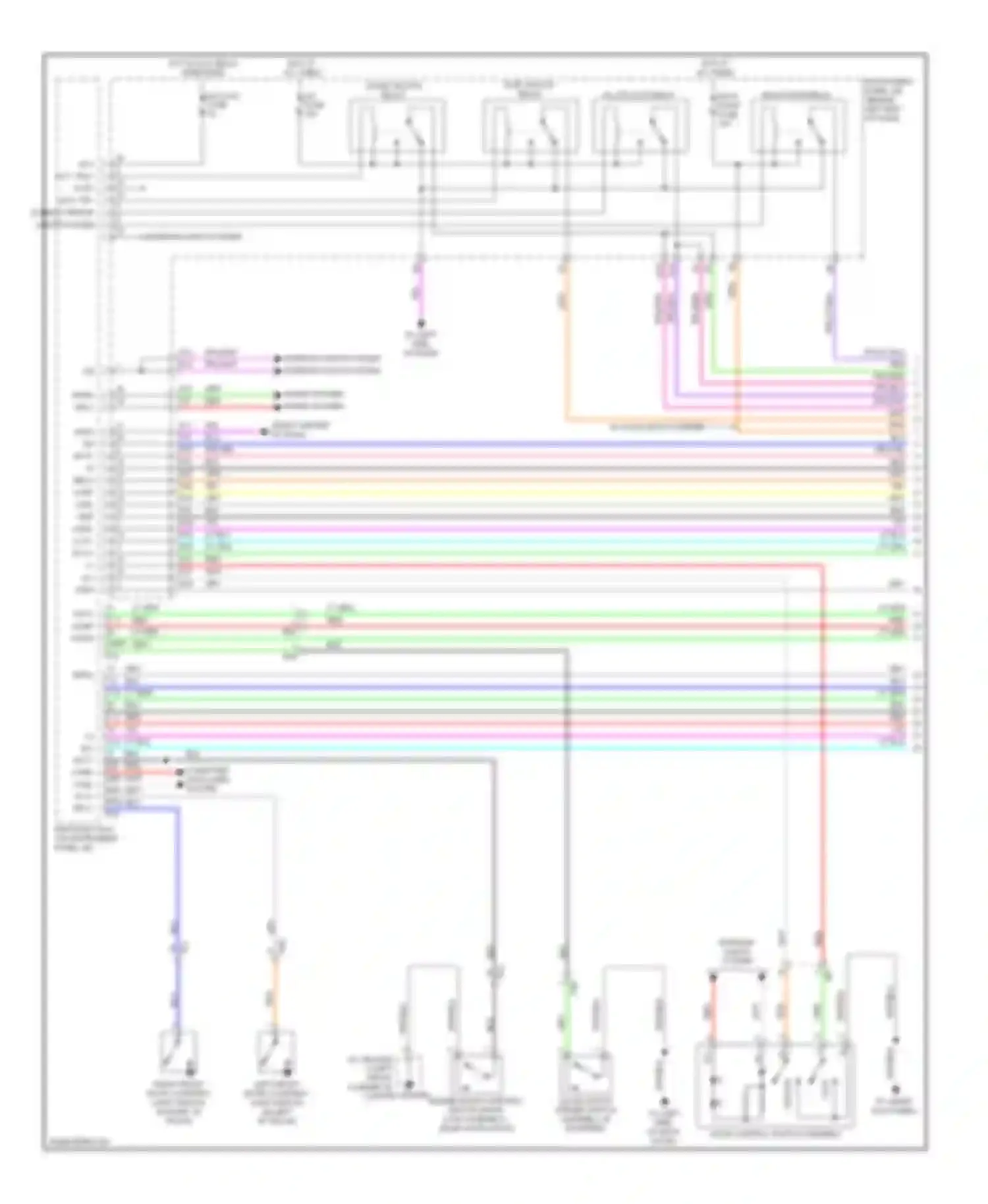 Wiring diagram 21 27 2 28 ghry gcty lswr gosw for Toyota Highlander III (2013-2016) (1 of 4)