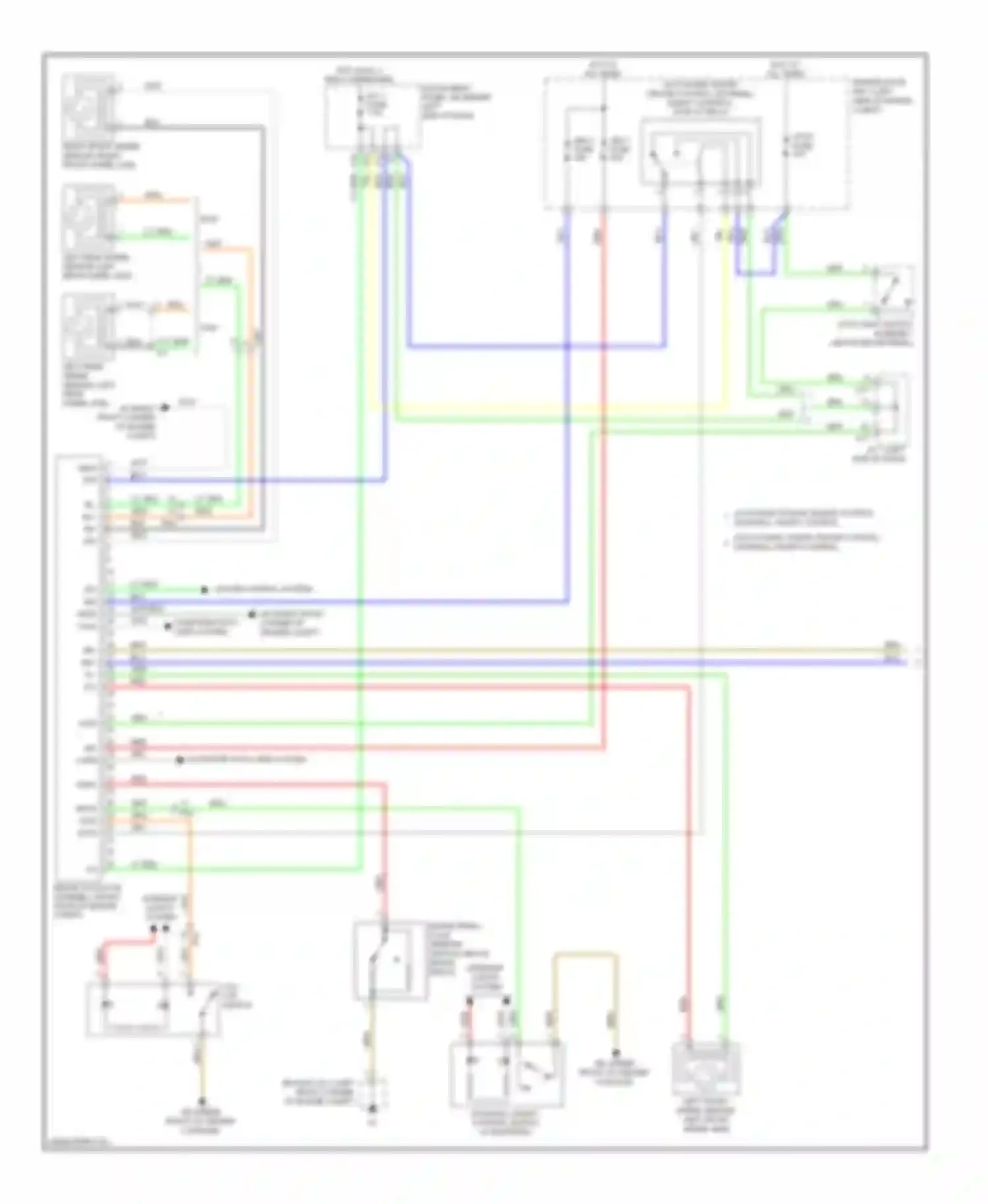 Wiring diagram abs 1 fuse abs 2 fuse for Toyota Highlander III (2013-2016) (1 of 2)