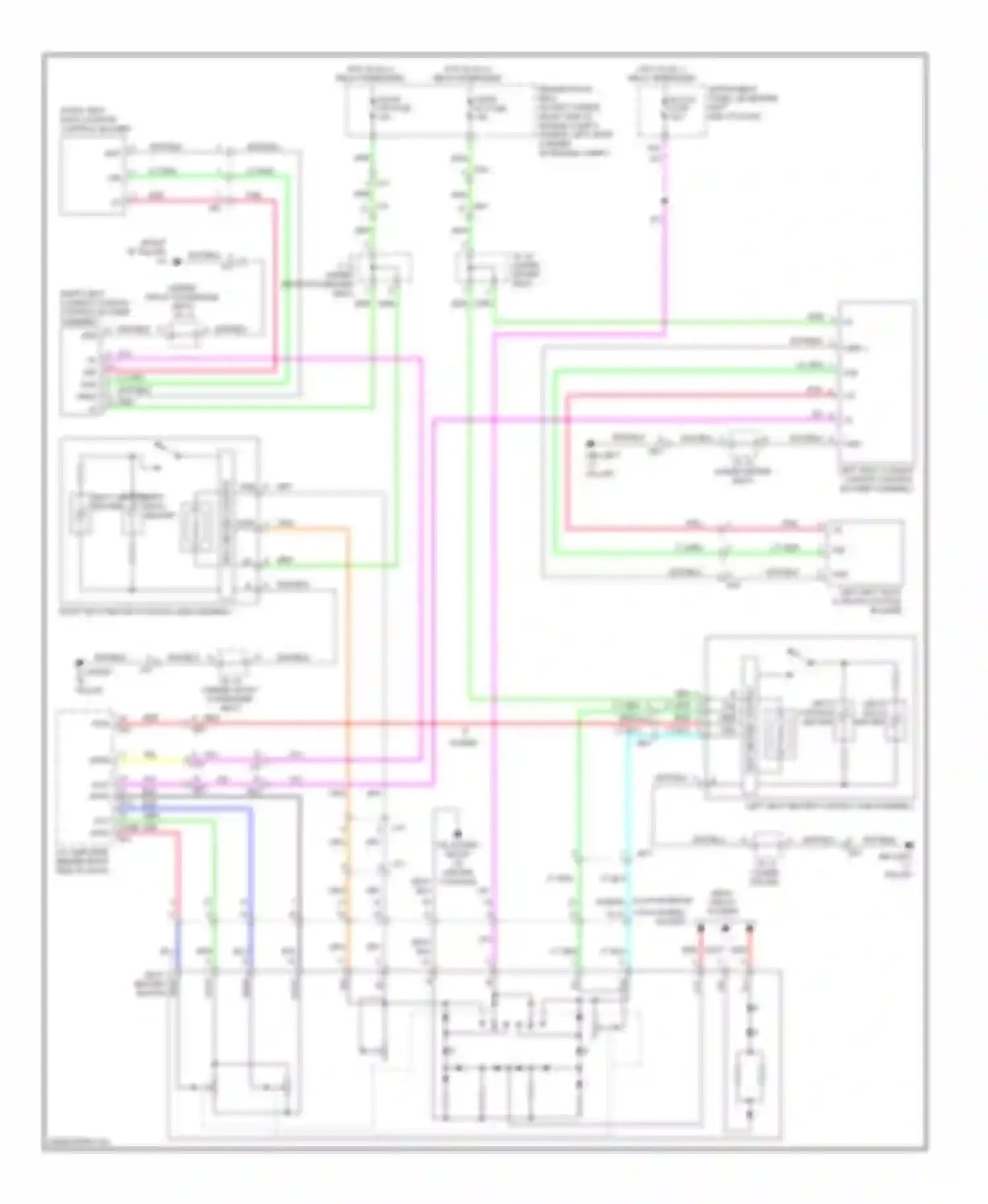 Wiring diagram blk for Toyota Highlander III (2013-2016) (152 of 212)