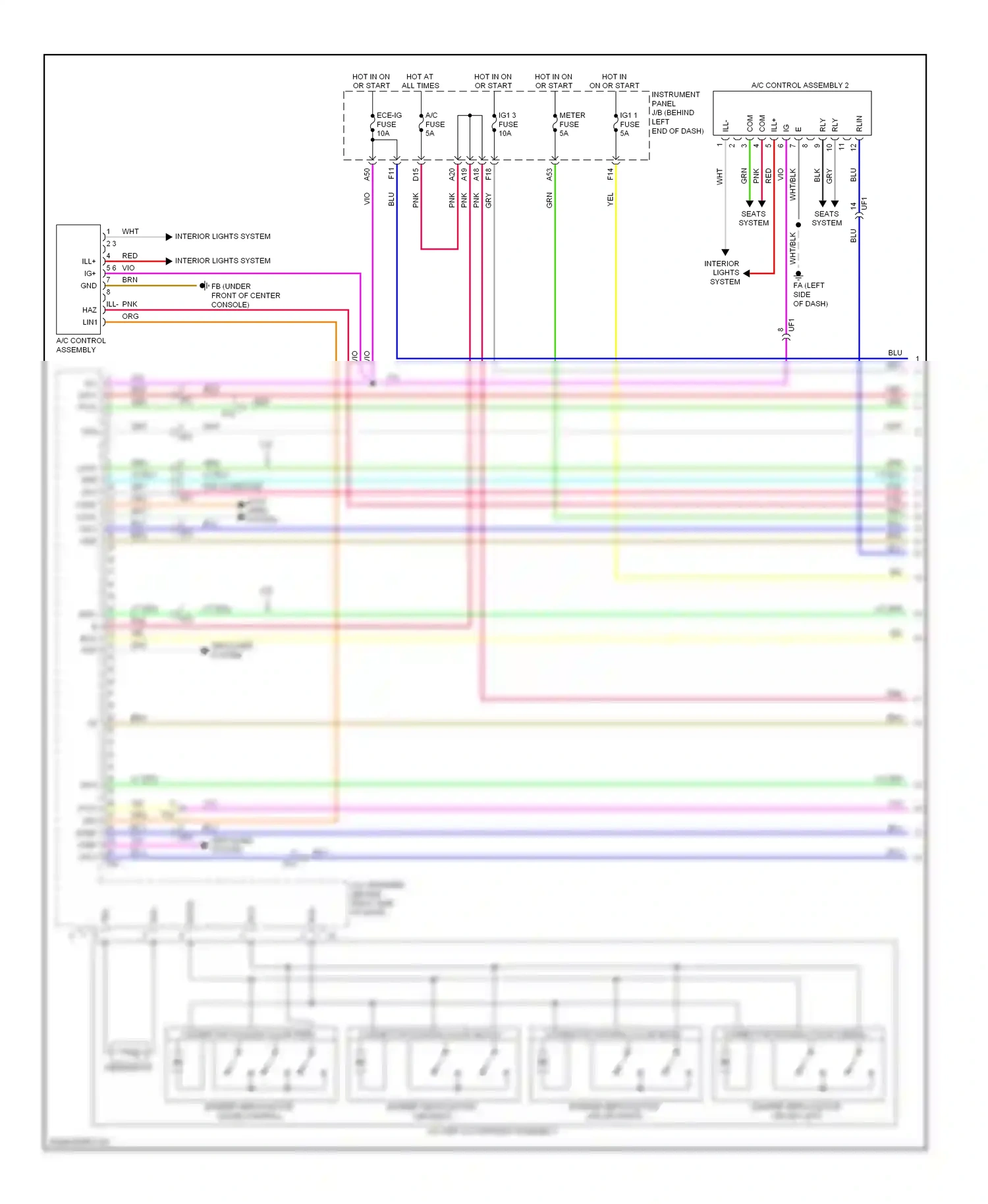 Toyota Highlander III (2013-2016) com wiring diagram  (1 of 3)