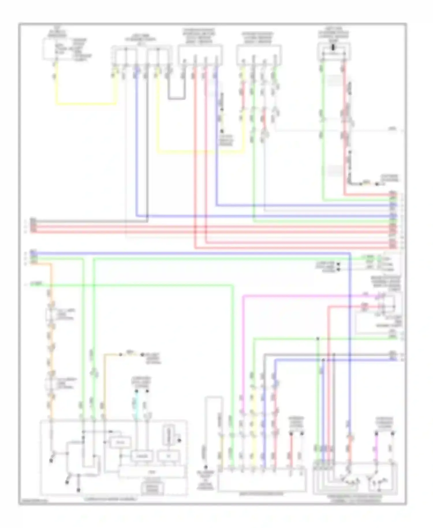 Wiring diagram combination meter assembly for Toyota Highlander III (2013-2016) (17 of 50)