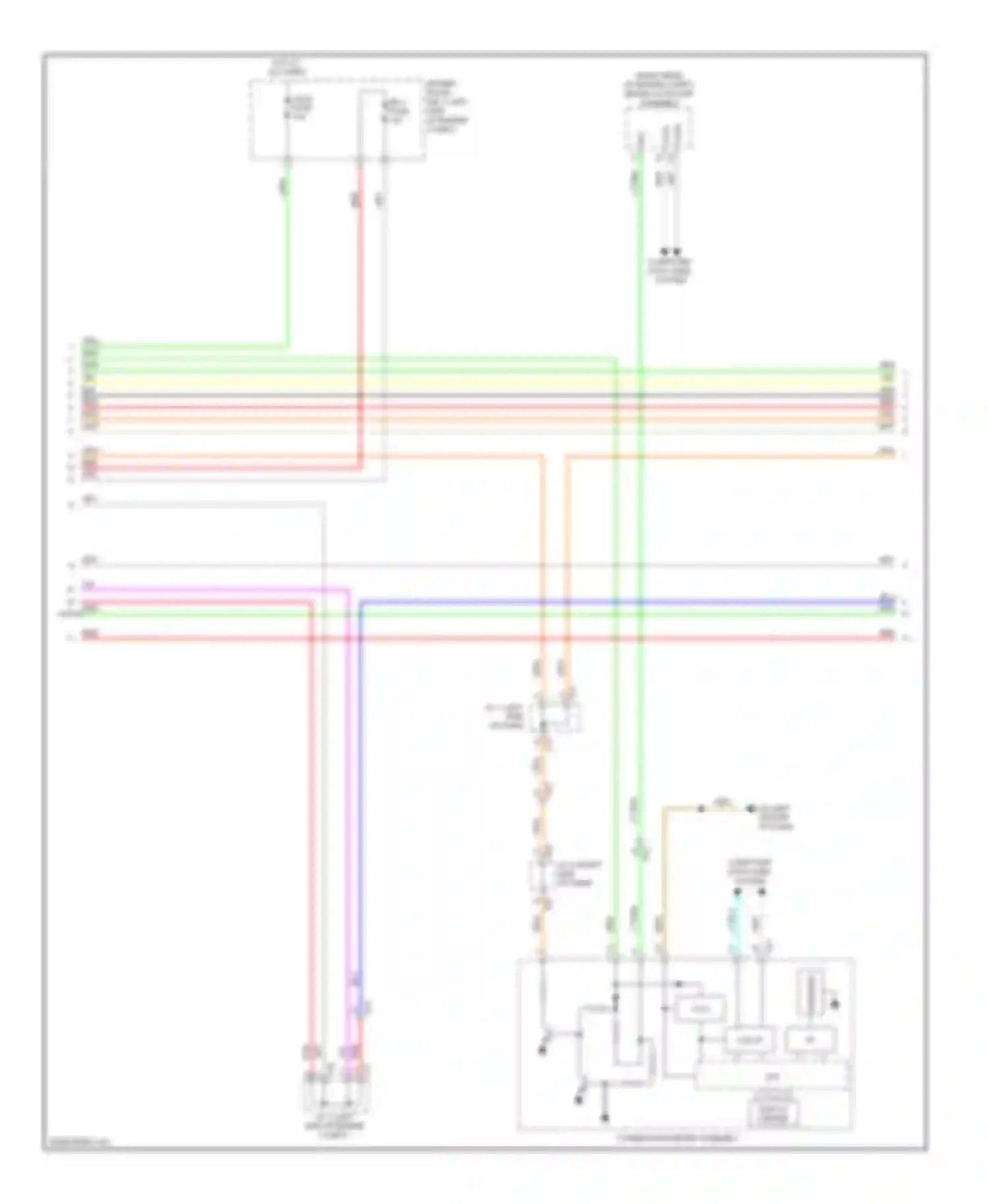 Wiring diagram combination meter assembly for Toyota Highlander III (2013-2016) (44 of 50)