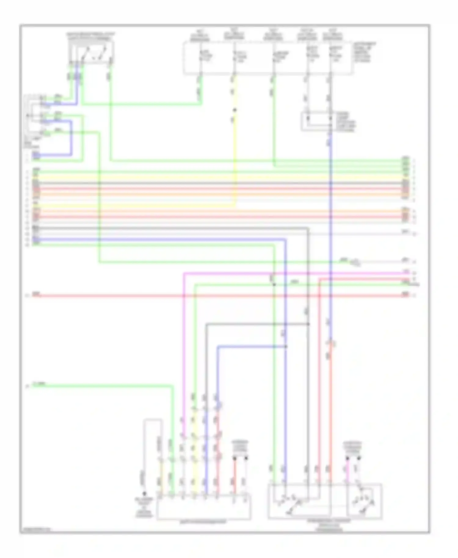 Wiring diagram diode (shift for Toyota Highlander III (2013-2016) (1 of 1)