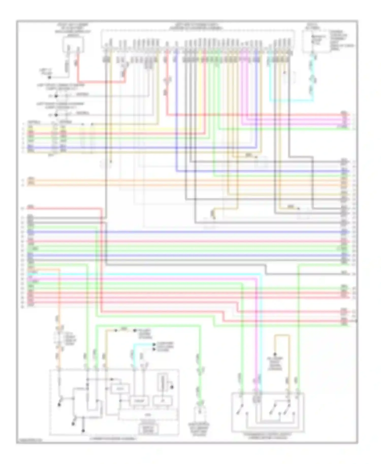 Wiring diagram display driver for Toyota Highlander III (2013-2016) (10 of 13)
