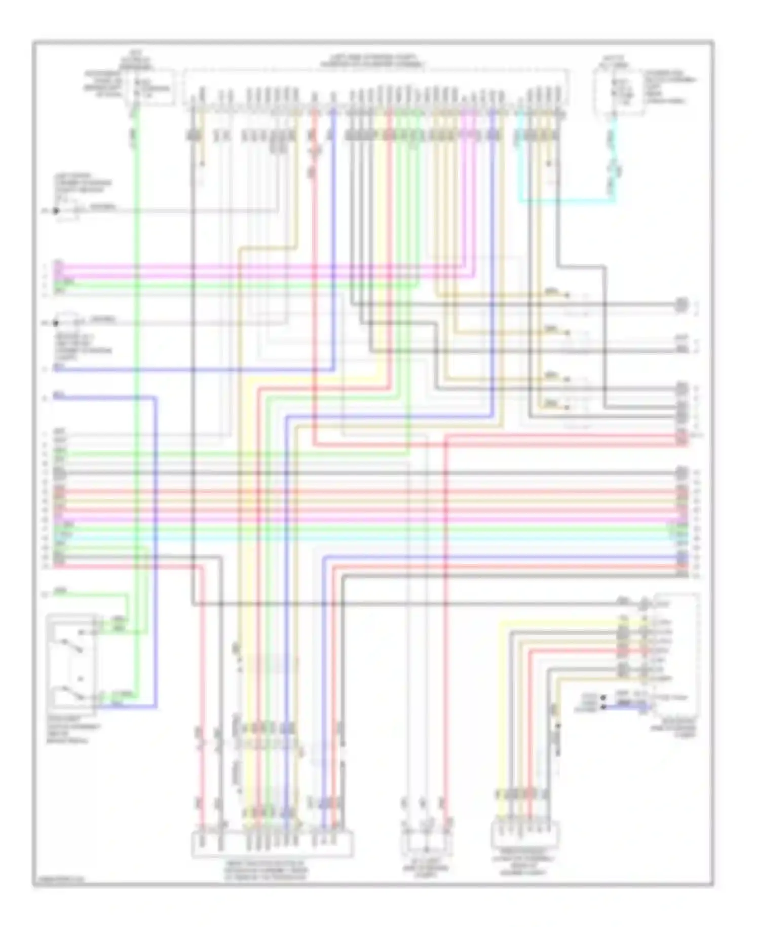 Wiring diagram fusible link block assembly (left rear of for Toyota Highlander III (2013-2016) (1 of 1)
