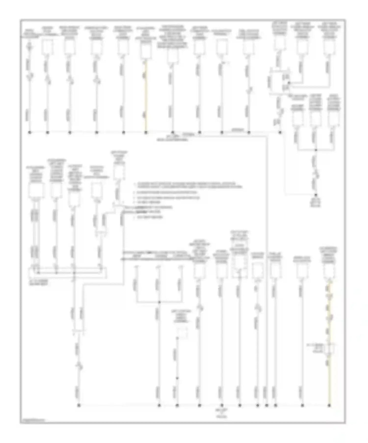 Wiring diagram hybrid battery junction block assembly for Toyota Highlander III (2013-2016) (1 of 1)