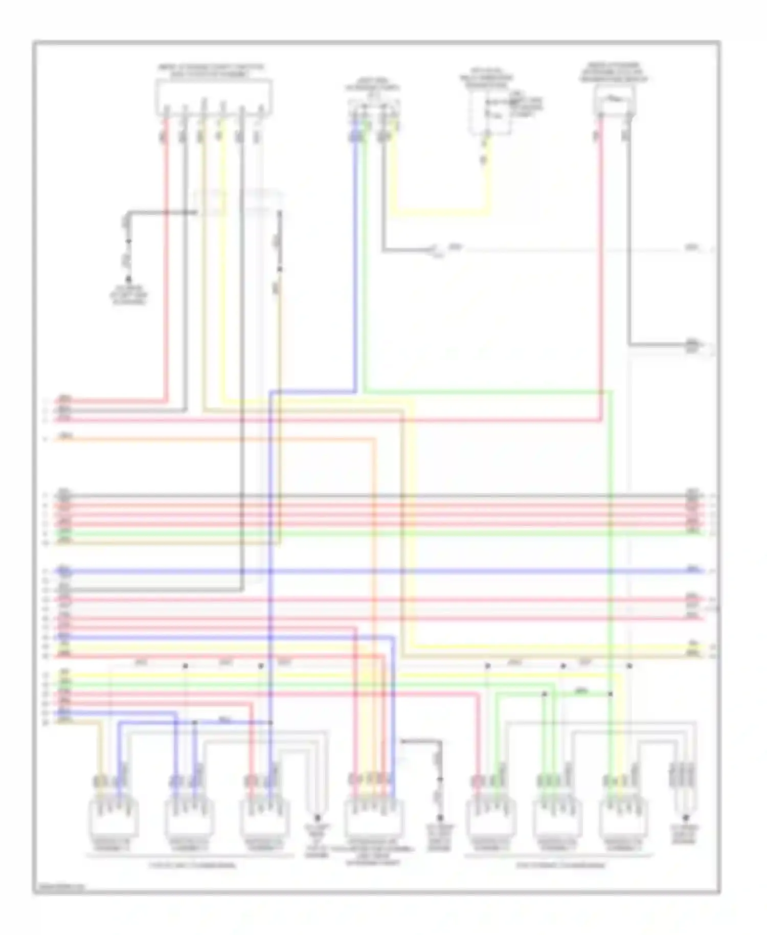 Wiring diagram ignition coil assembly 2 for Toyota Highlander III (2013-2016) (2 of 2)