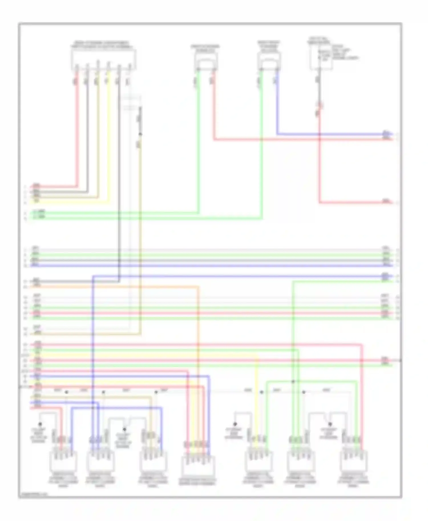 Wiring diagram intake mass air flow meter sub-assembly for Toyota Highlander III (2013-2016) (1 of 1)