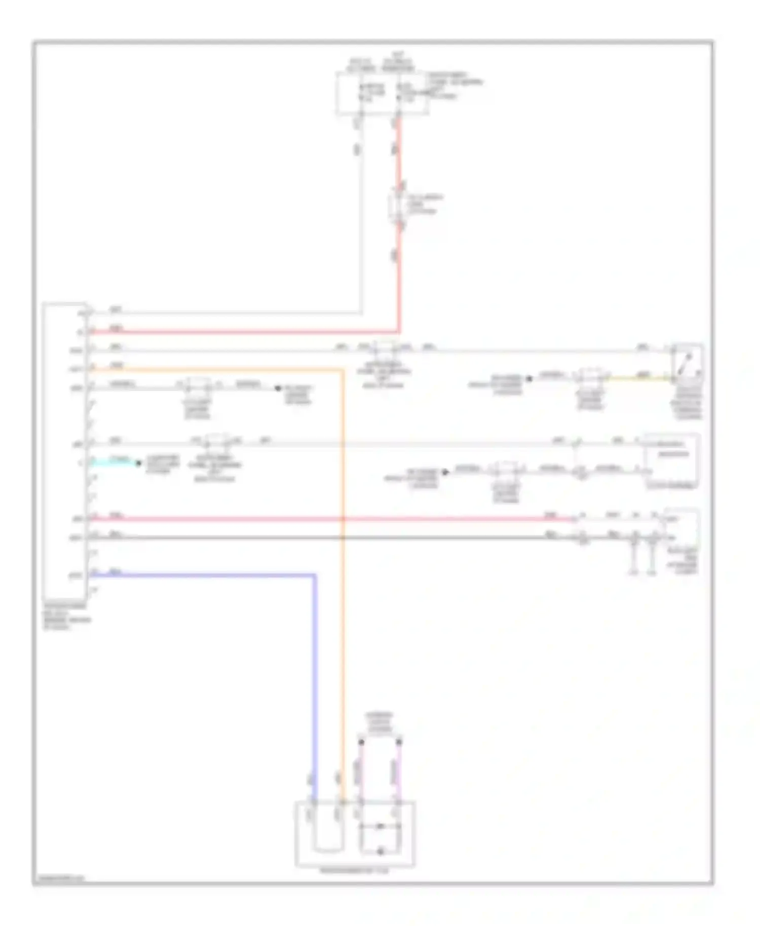 Wiring diagram lp security indicator for Toyota Highlander III (2013-2016) (1 of 1)