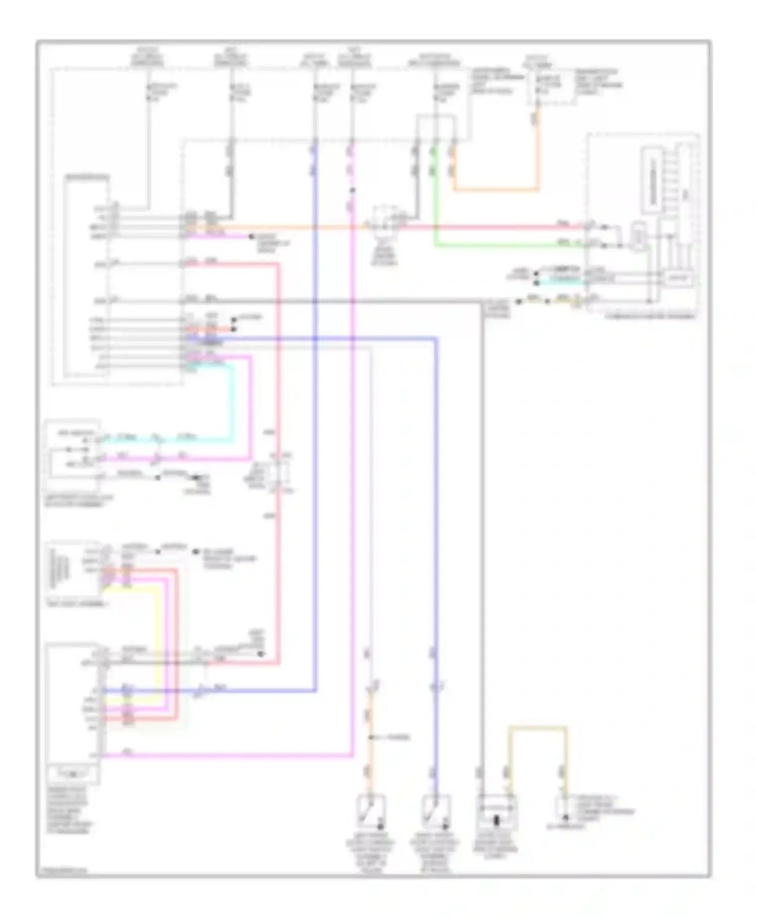 Wiring diagram opn dwn cls up for Toyota Highlander III (2013-2016) (1 of 1)