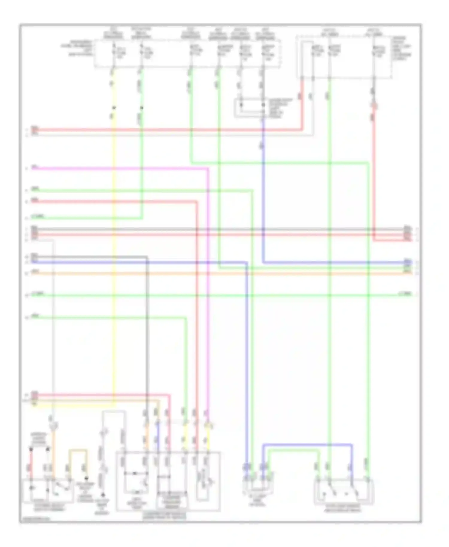Wiring diagram pattern select switch assembly for Toyota Highlander III (2013-2016) (5 of 7)