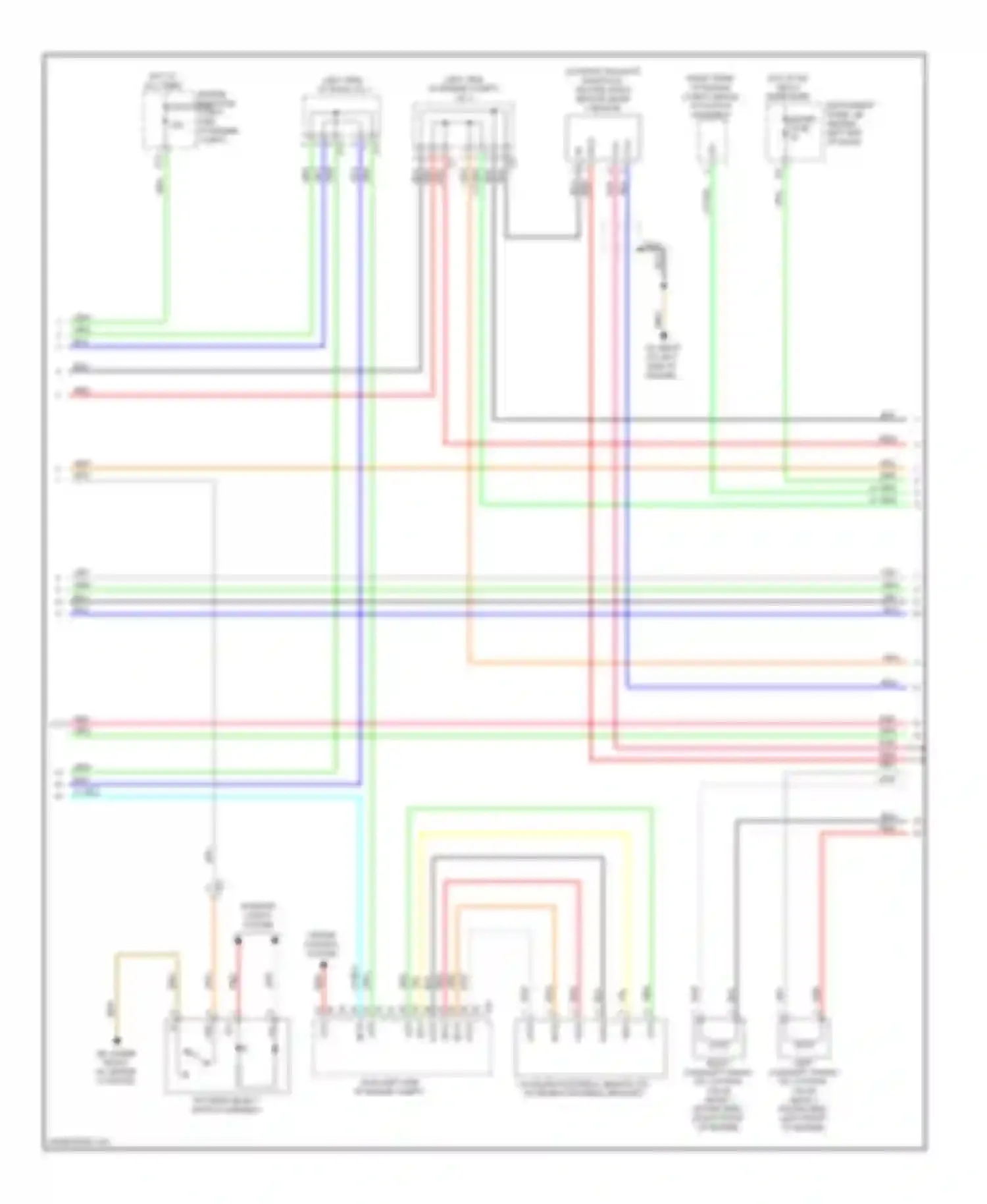 Wiring diagram pattern select switch assembly for Toyota Highlander III (2013-2016) (6 of 7)