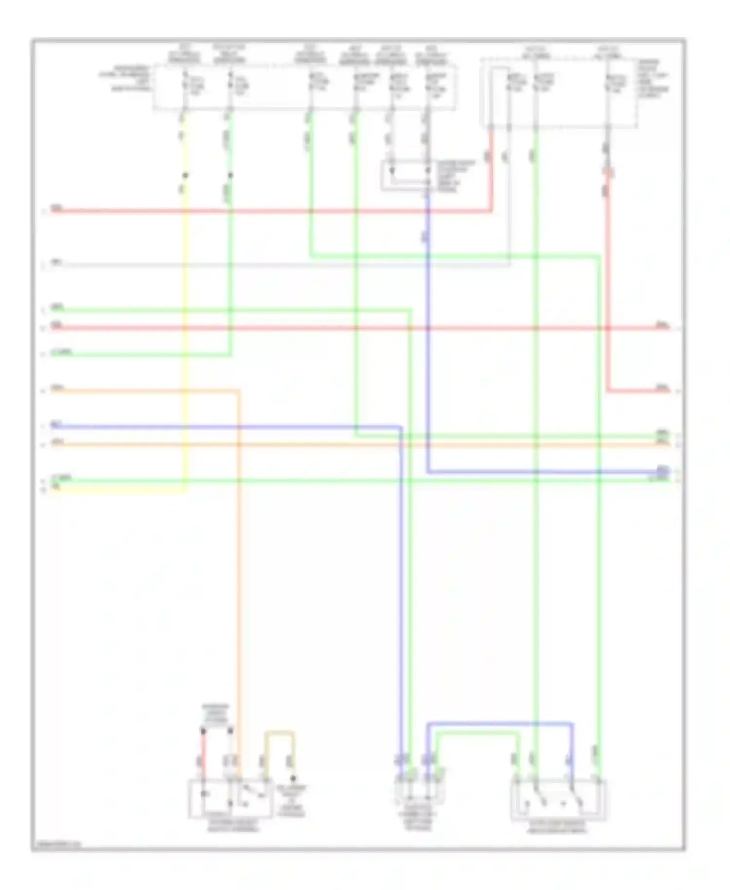 Wiring diagram pattern select switch assembly for Toyota Highlander III (2013-2016) (1 of 7)