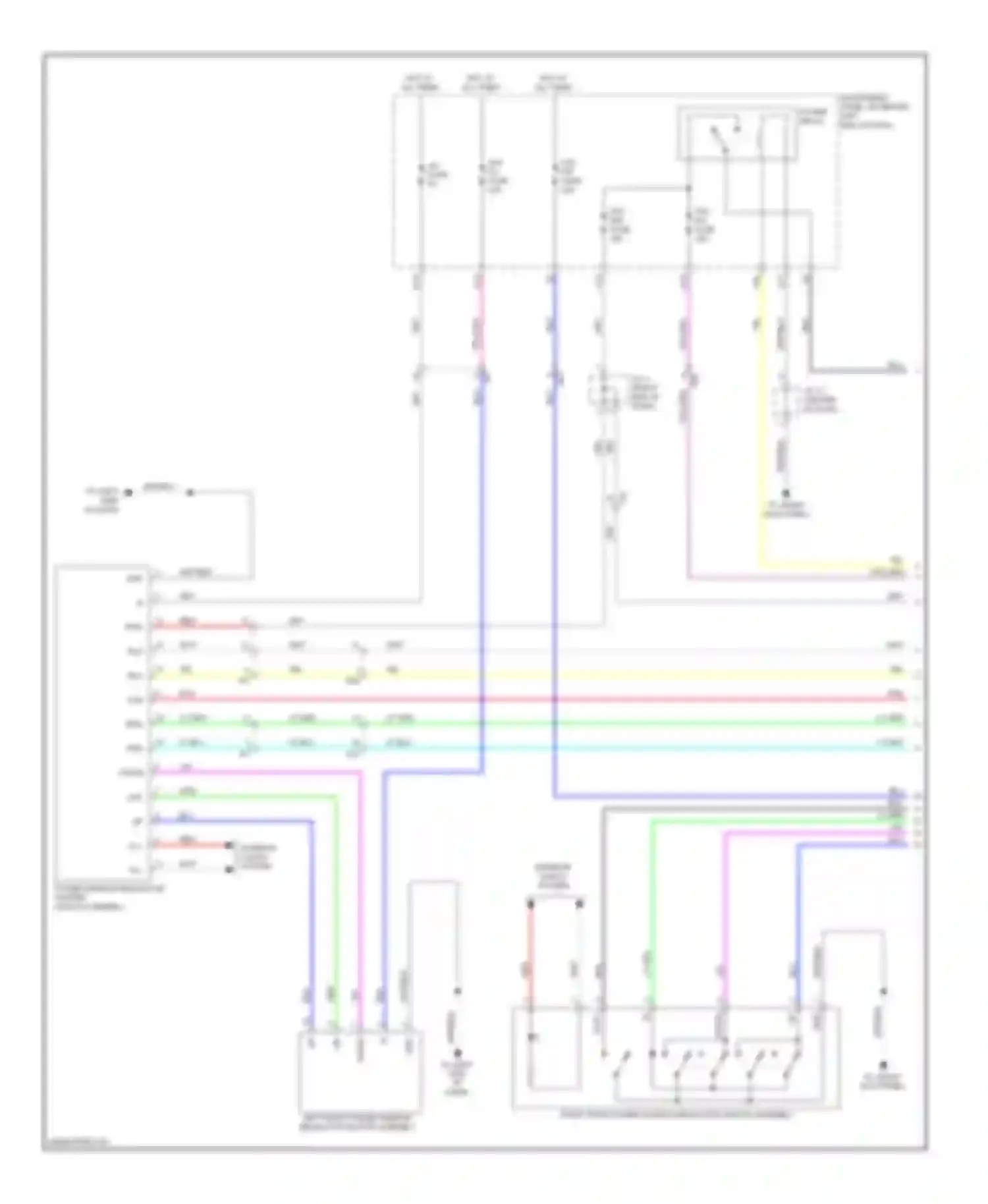 Wiring diagram power relay for Toyota Highlander III (2013-2016) (1 of 1)