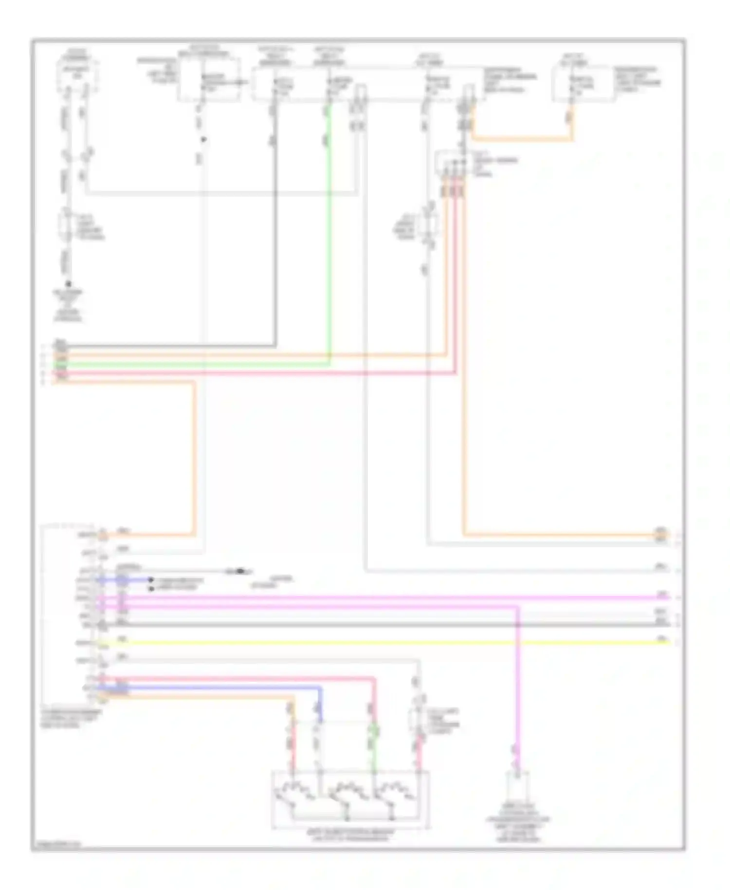 Wiring diagram security ind for Toyota Highlander III (2013-2016) (1 of 4)