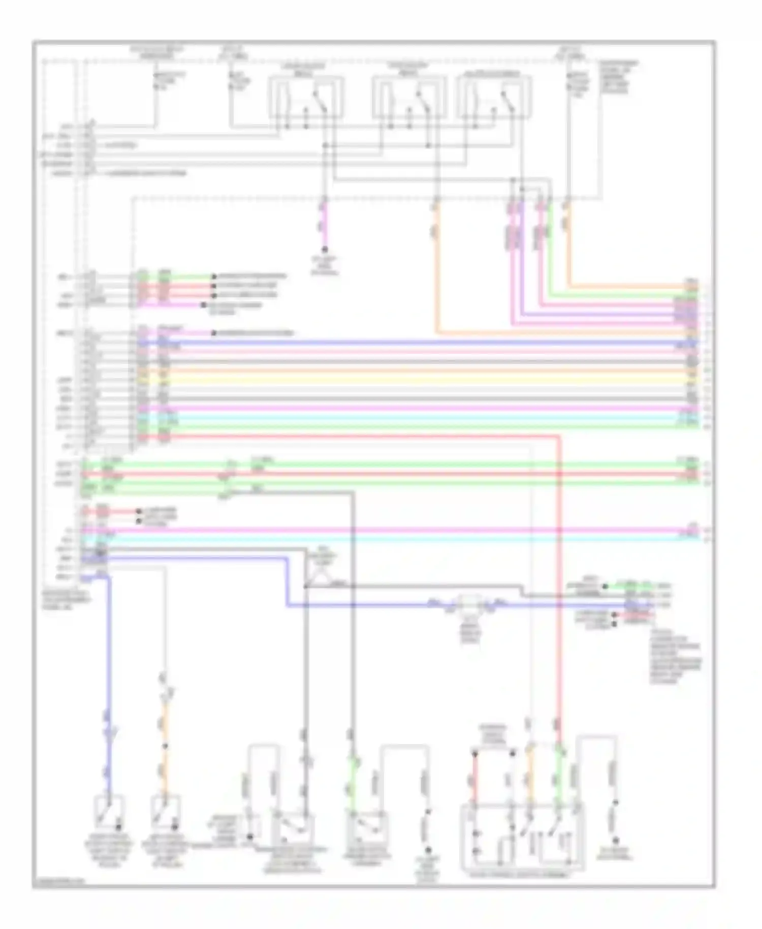 Wiring diagram shift interlock system for Toyota Highlander III (2013-2016) (1 of 7)