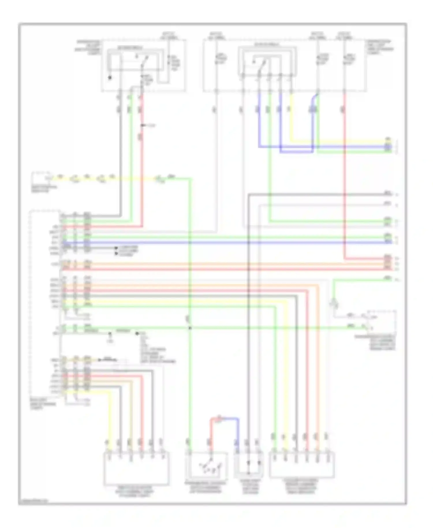 Wiring diagram shift position indicator for Toyota Highlander III (2013-2016) (3 of 9)