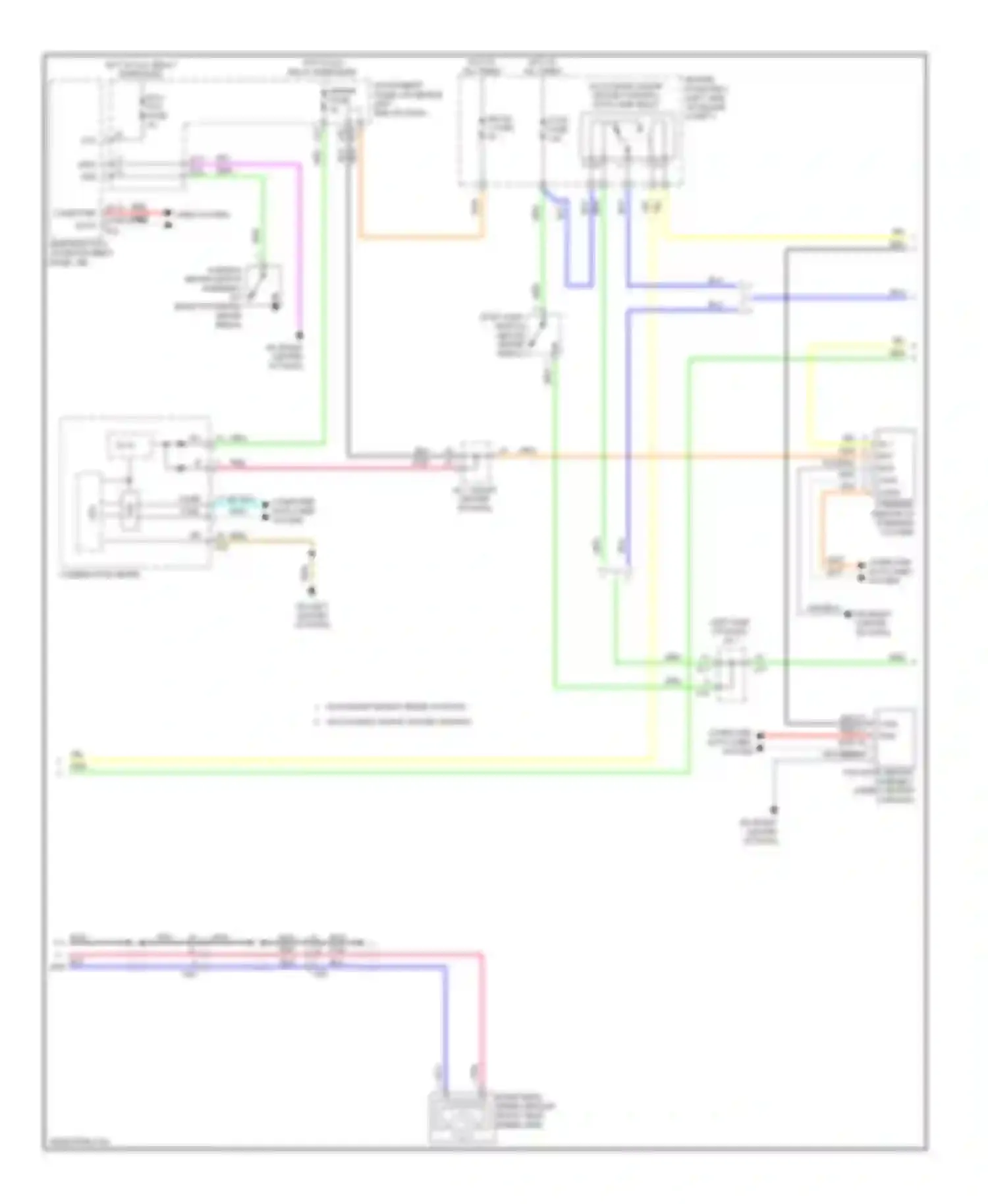 Wiring diagram stop fuse for Toyota Highlander III (2013-2016) (3 of 11)