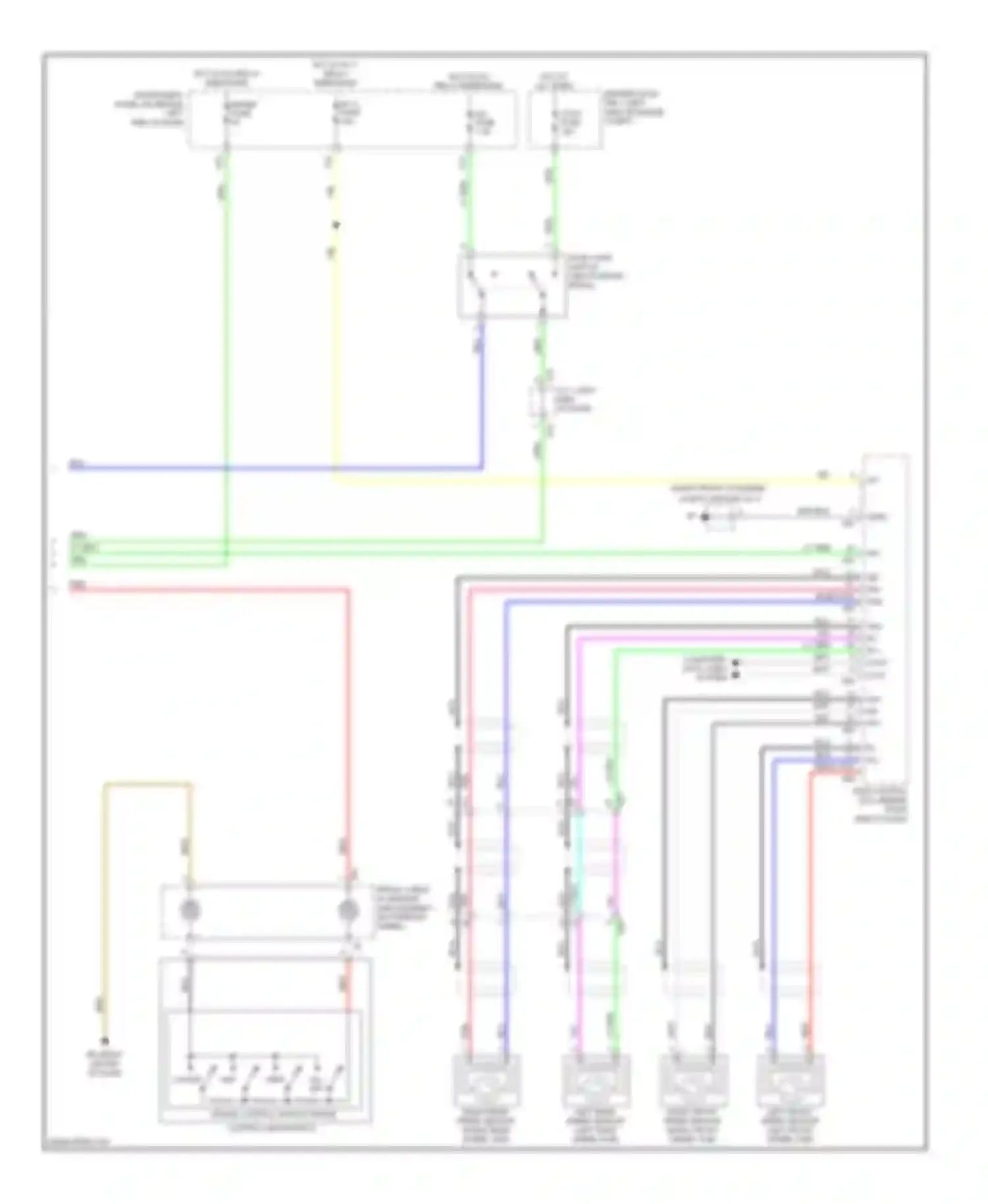 Wiring diagram stop fuse for Toyota Highlander III (2013-2016) (5 of 11)
