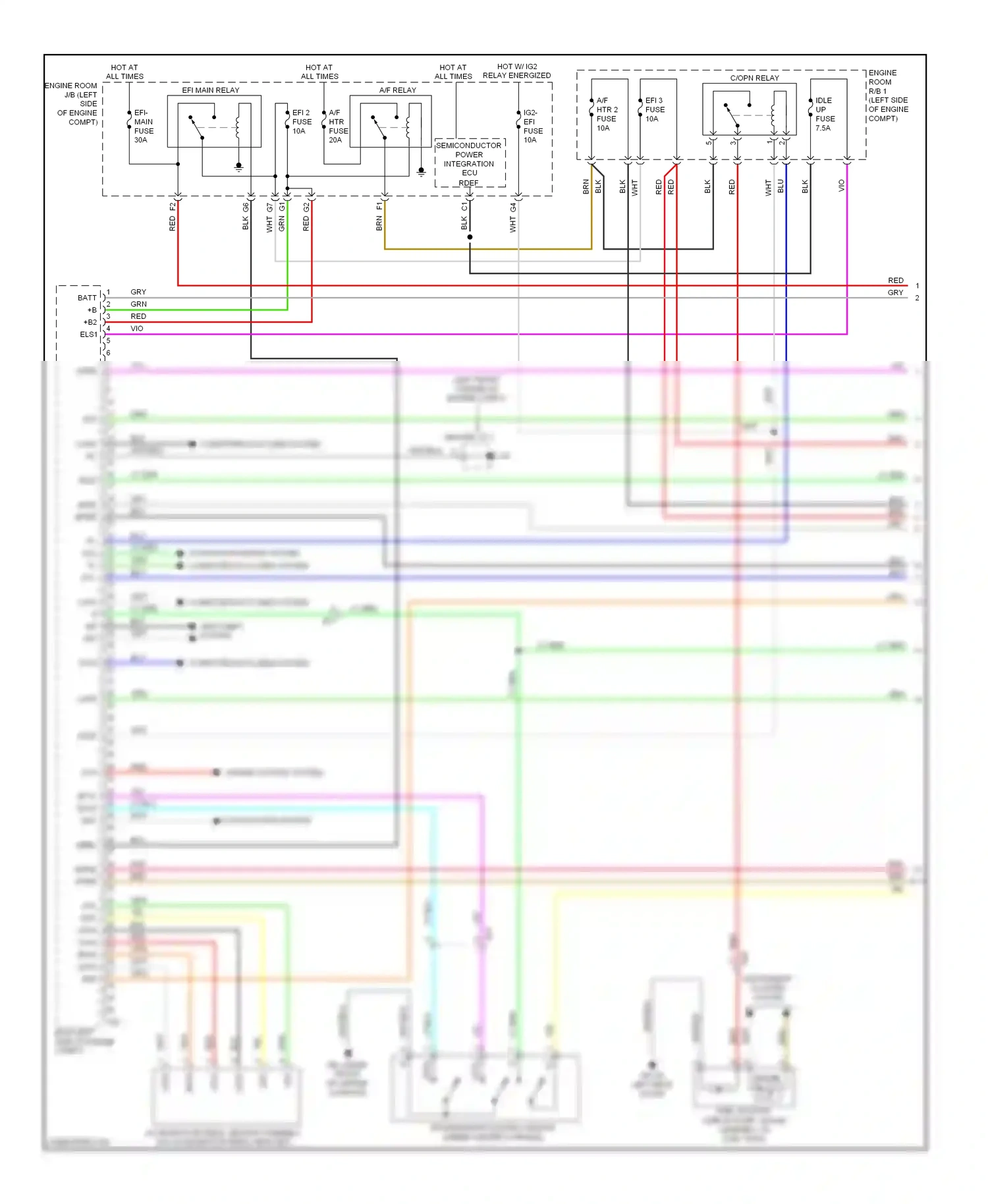 Toyota Highlander III (2013-2016) vcpp wiring diagram  (1 of 1)