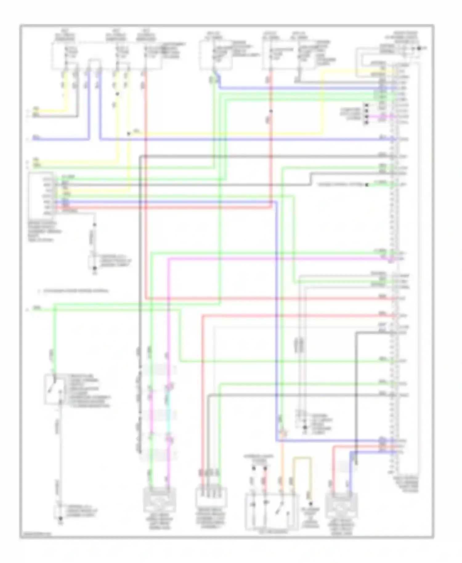 Wiring diagram vcsk fss for Toyota Highlander III (2013-2016) (1 of 1)