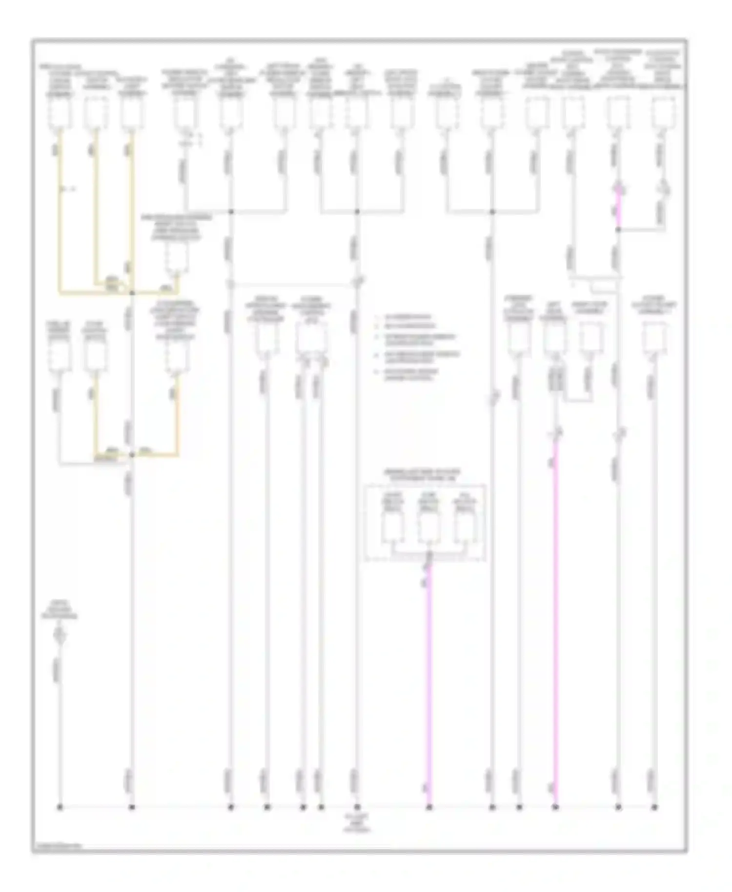 Wiring diagram vehicle approaching speaker controller for Toyota Highlander III (2013-2016) (1 of 1)
