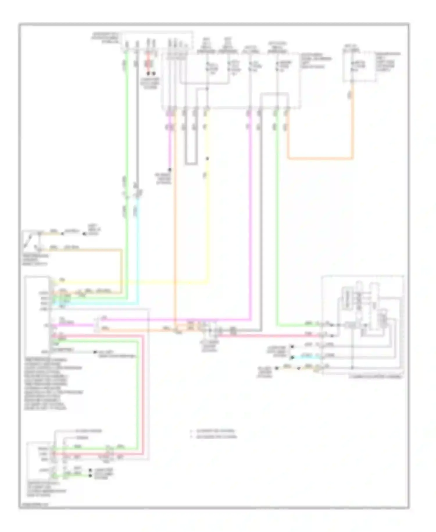 Wiring diagram w/ smart key system w/o smart key system for Toyota Highlander III (2013-2016) (5 of 5)