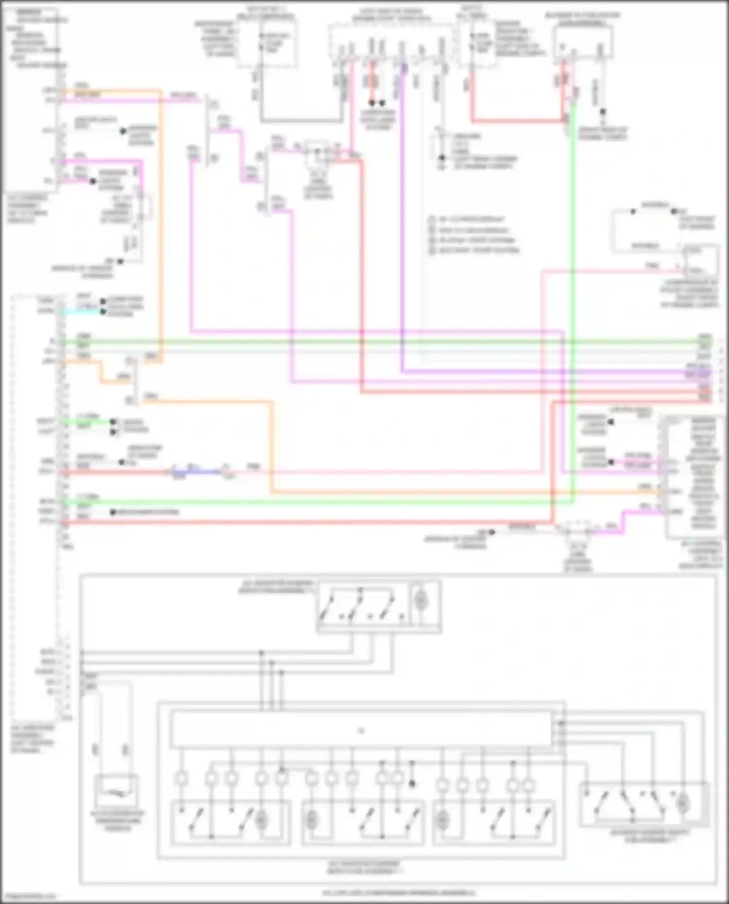 Highlander Toyota IV (2019-2024): Automatic a/c circuit, except hybrid (1 of 4)