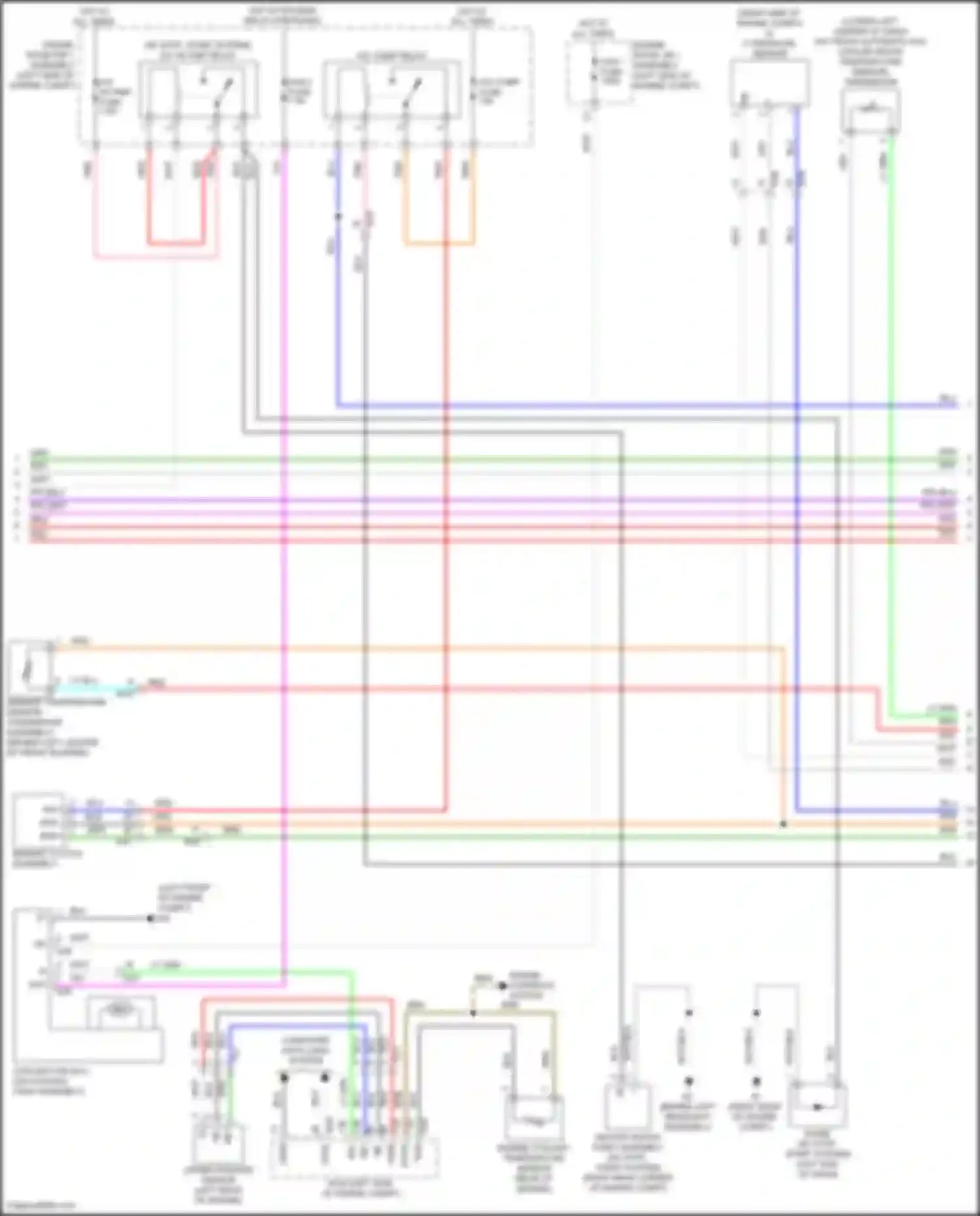 Highlander Toyota IV (2019-2024): Automatic a/c circuit, except hybrid (2 of 4)